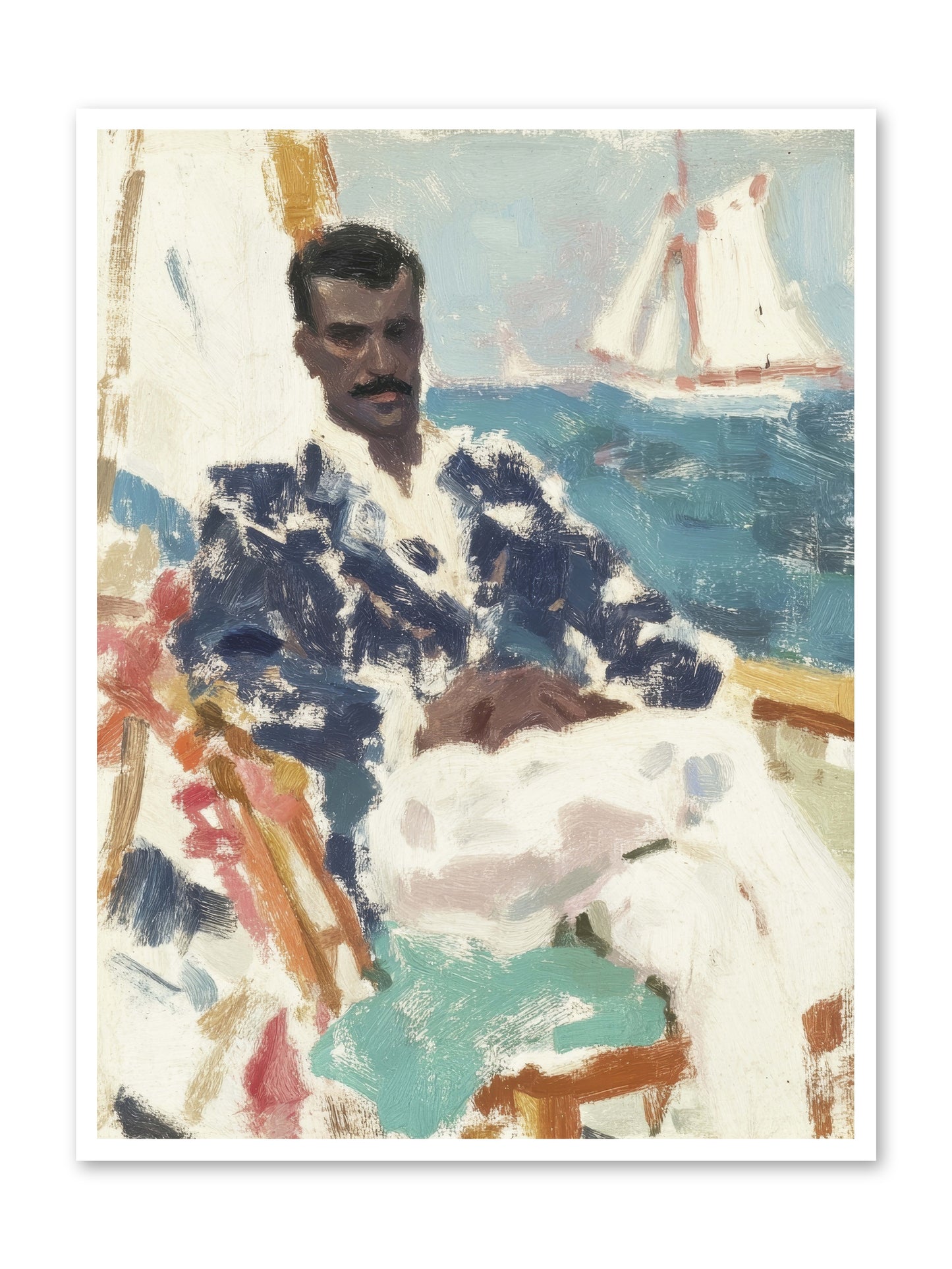 Weekend on water -- Loose Canvas Print 36x48
