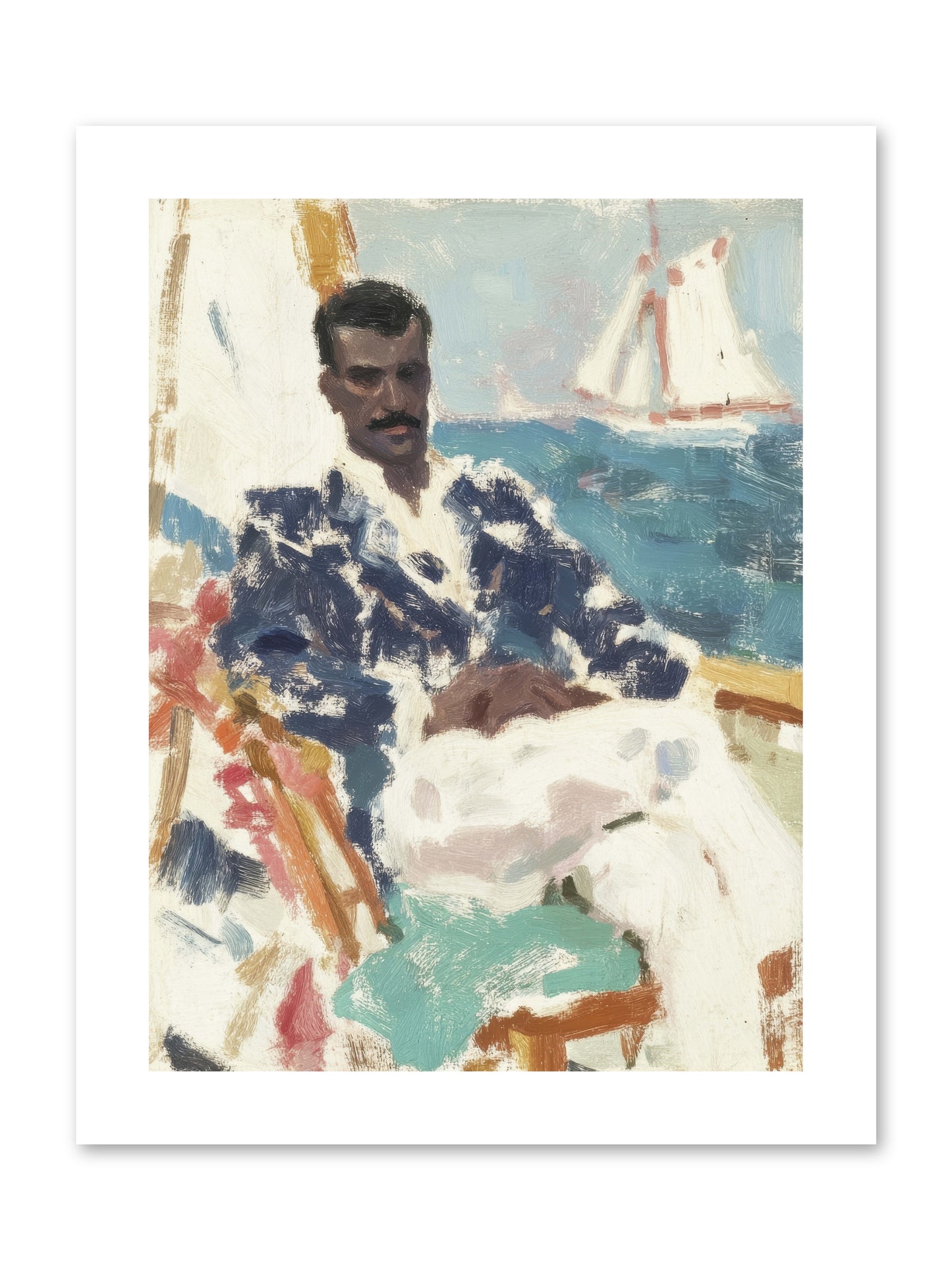 Weekend on water -- Loose Canvas Print 9x12