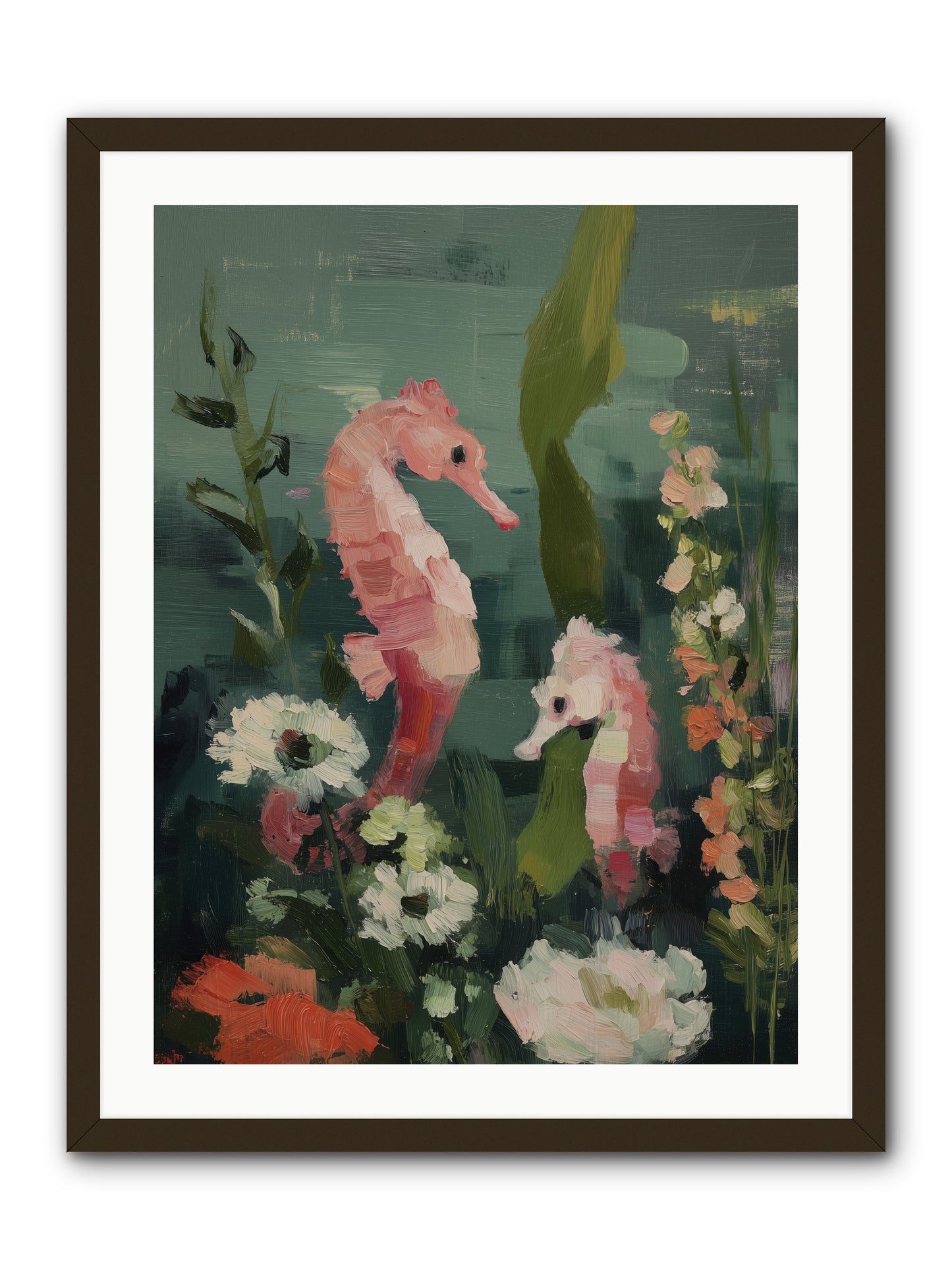 Weightless Contemplation -- Framed Print - Black 24x32
