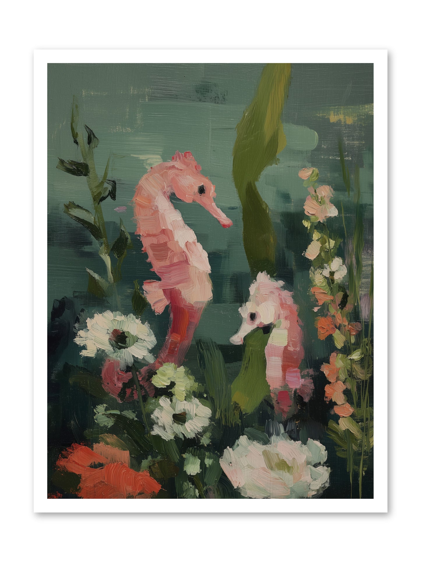 Weightless Contemplation -- Loose Canvas Print 24x32