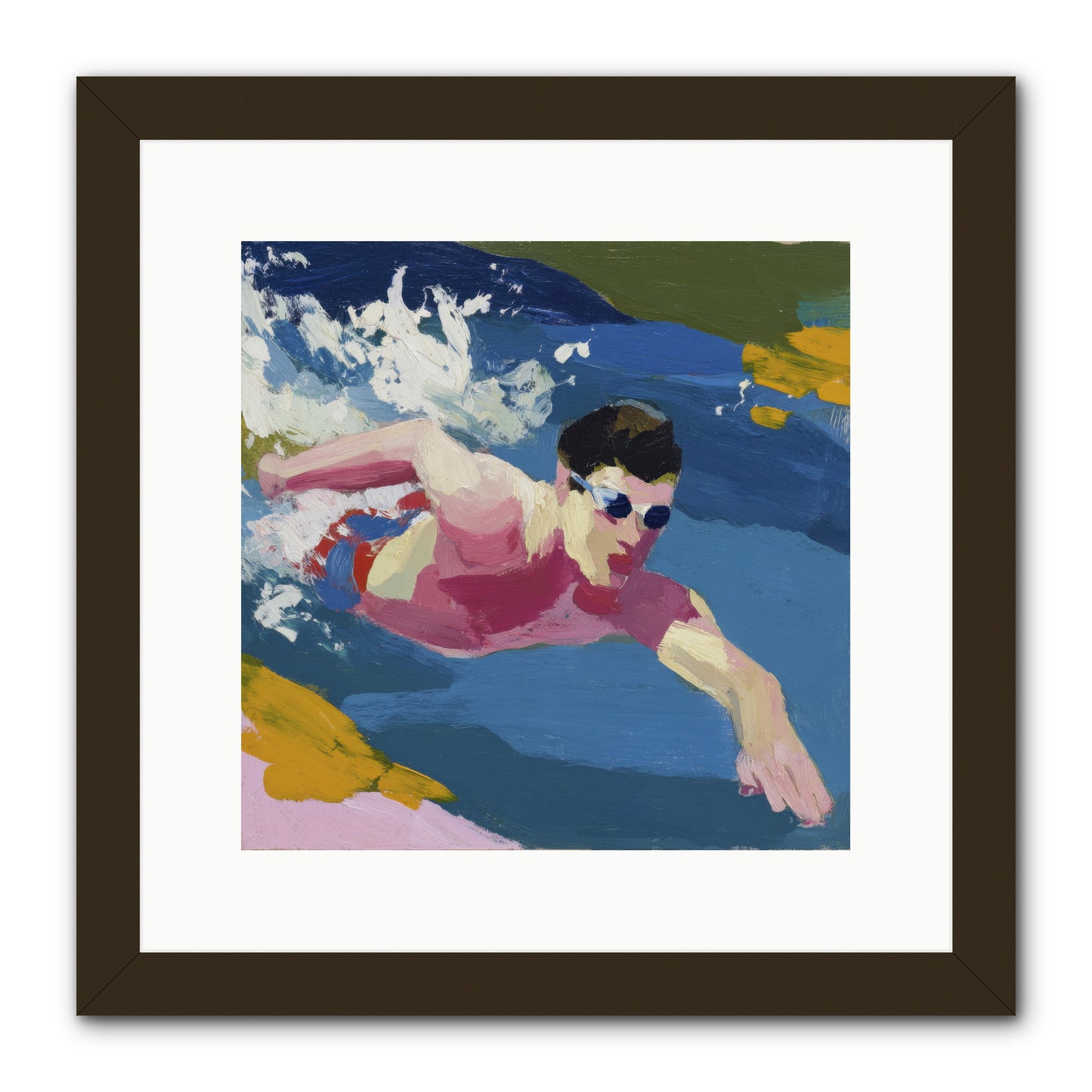 Weightless Hour -- Framed Print - Black 12x12