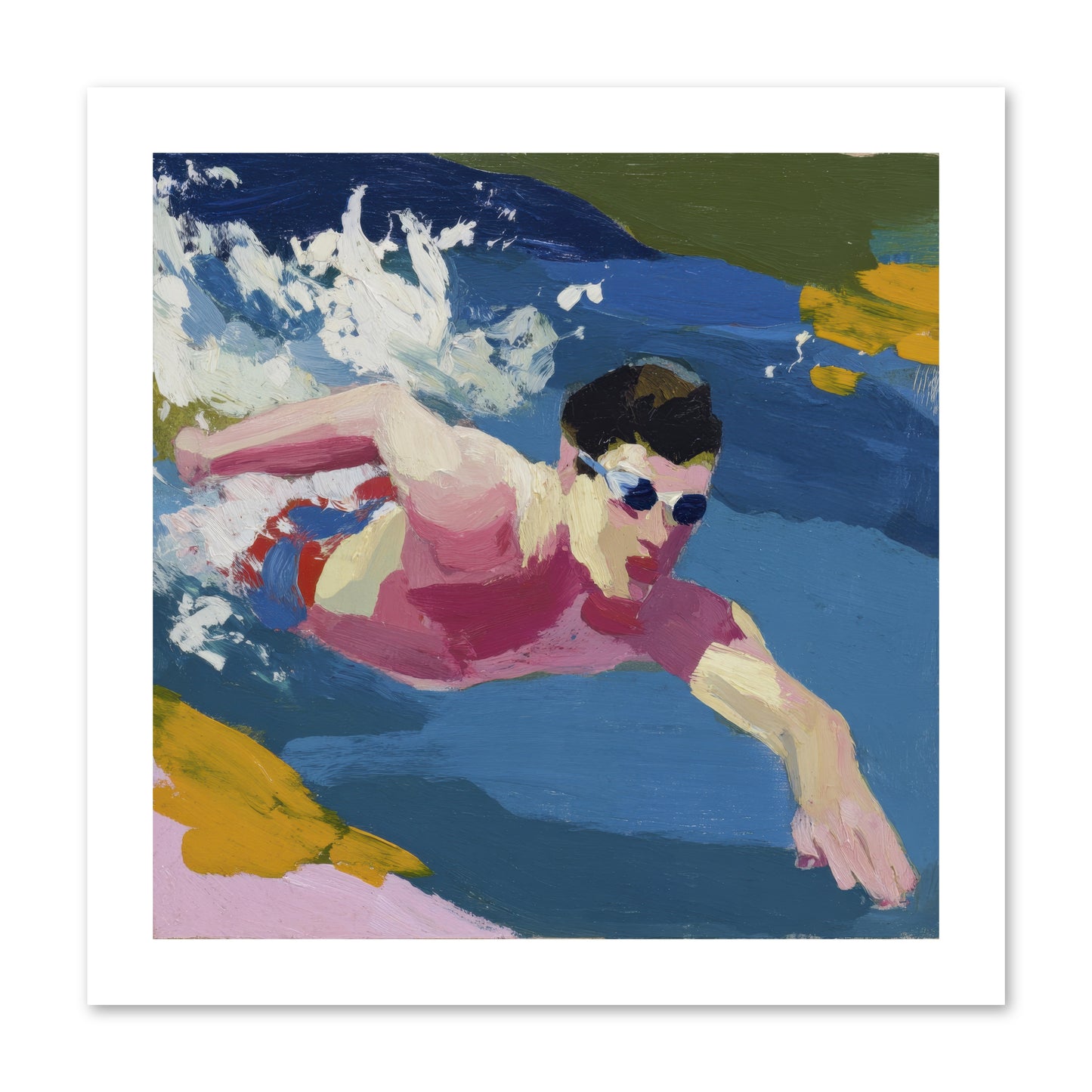 Weightless Hour -- Paper Print 12x12