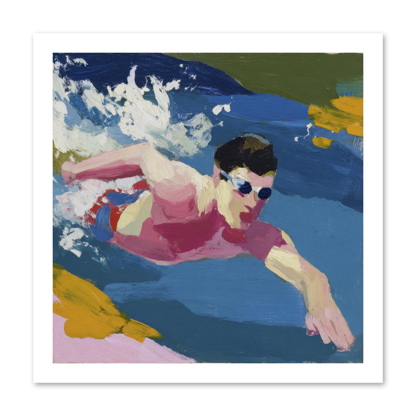 Weightless Hour -- Paper Print 16x16