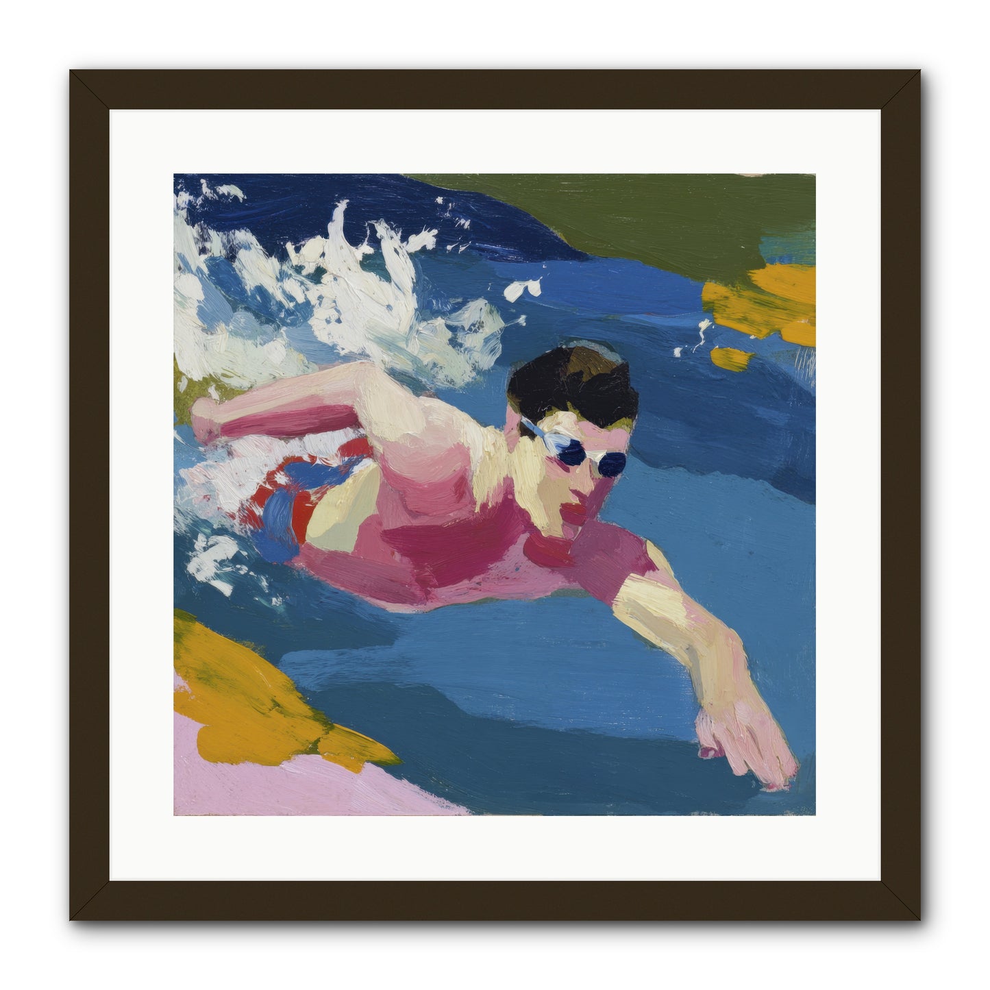 Weightless Hour -- Framed Print - Black 20x20
