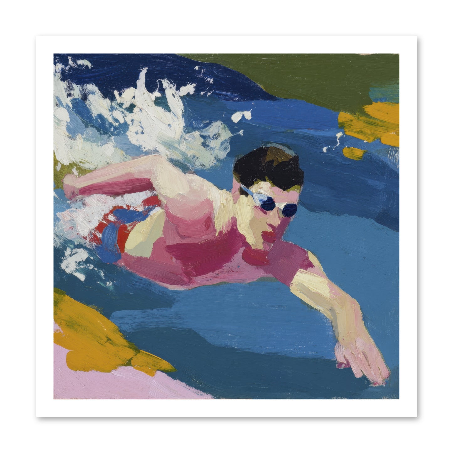 Weightless Hour -- Loose Canvas Print 20x20
