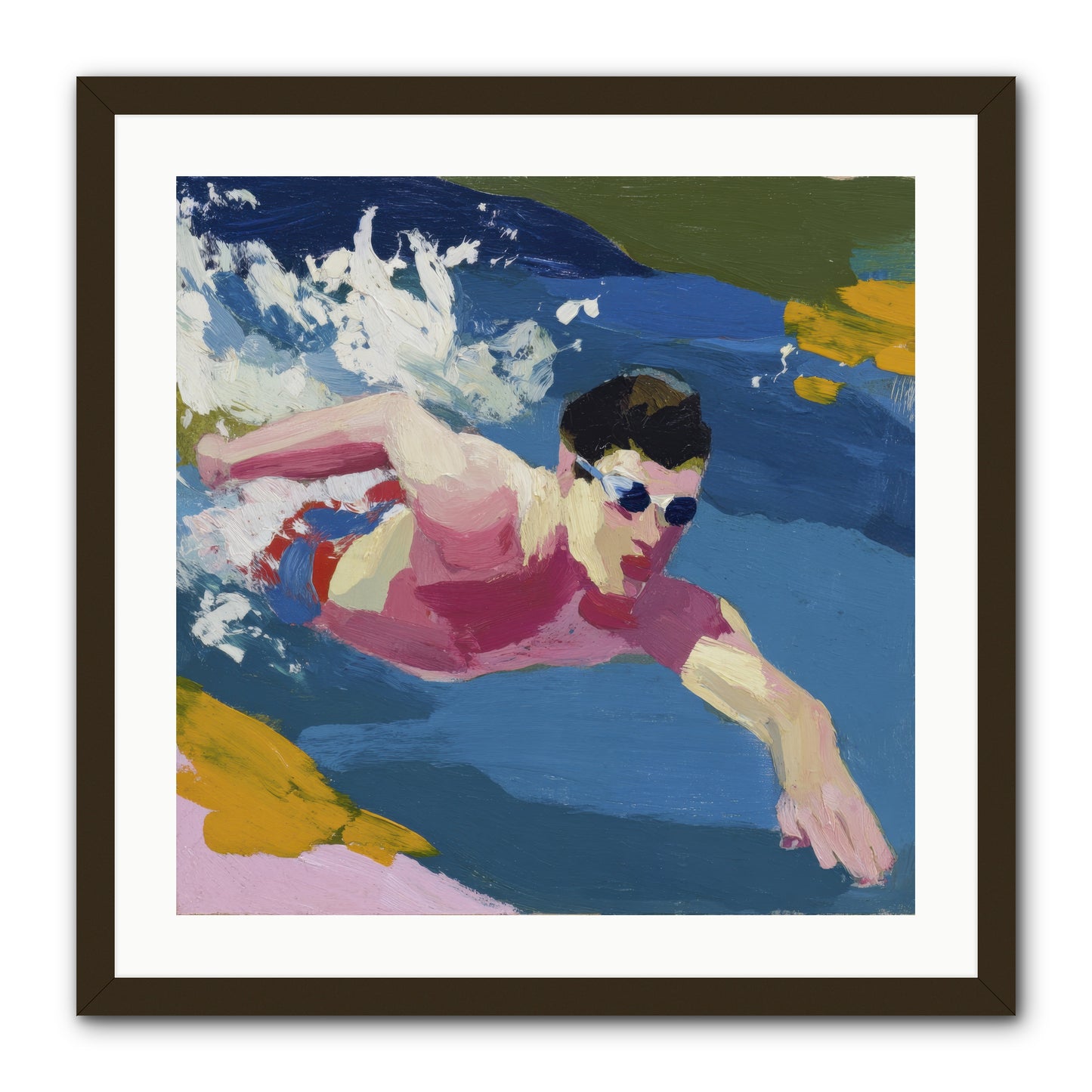 Weightless Hour -- Framed Print - Black 24x24