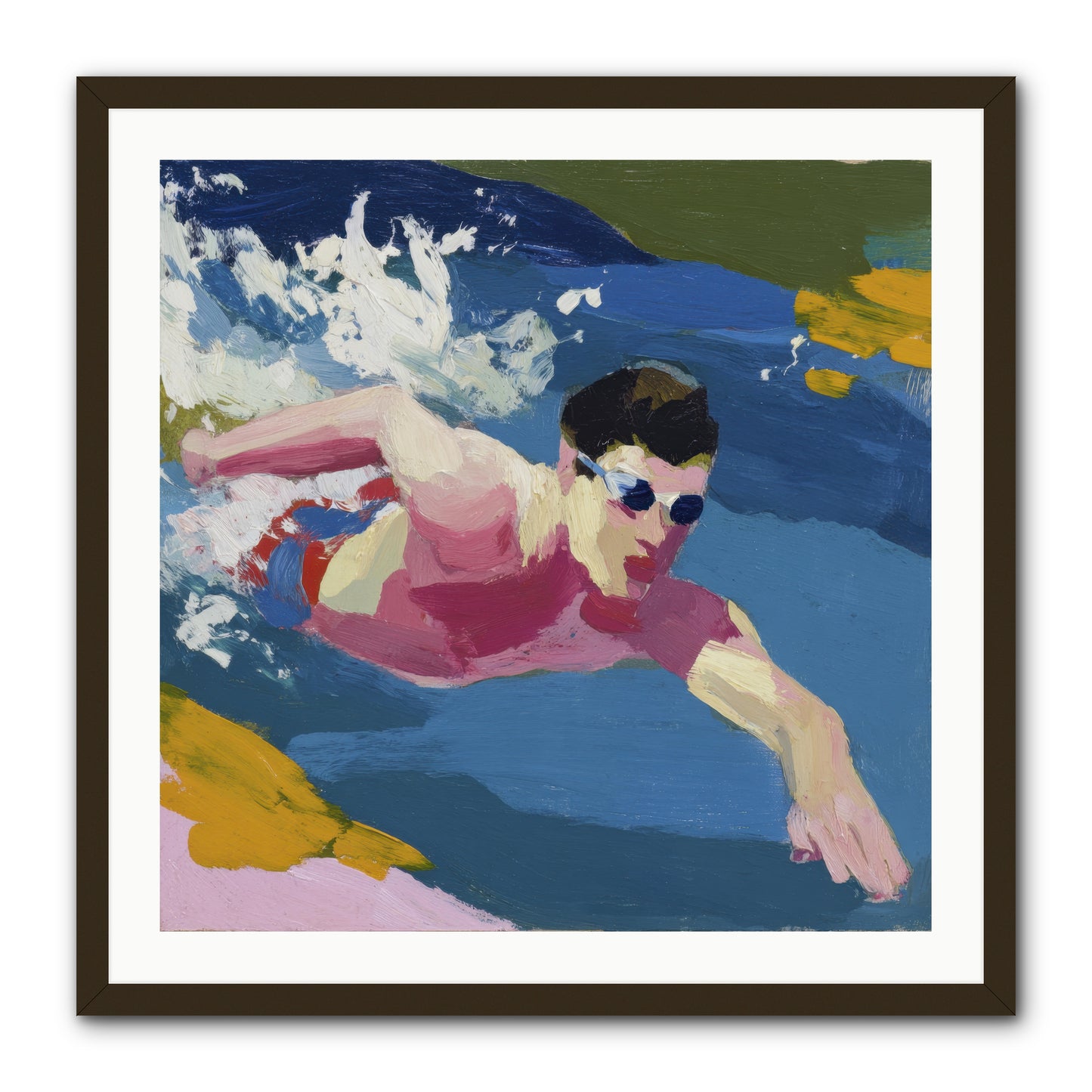 Weightless Hour -- Framed Print - Black 30x30