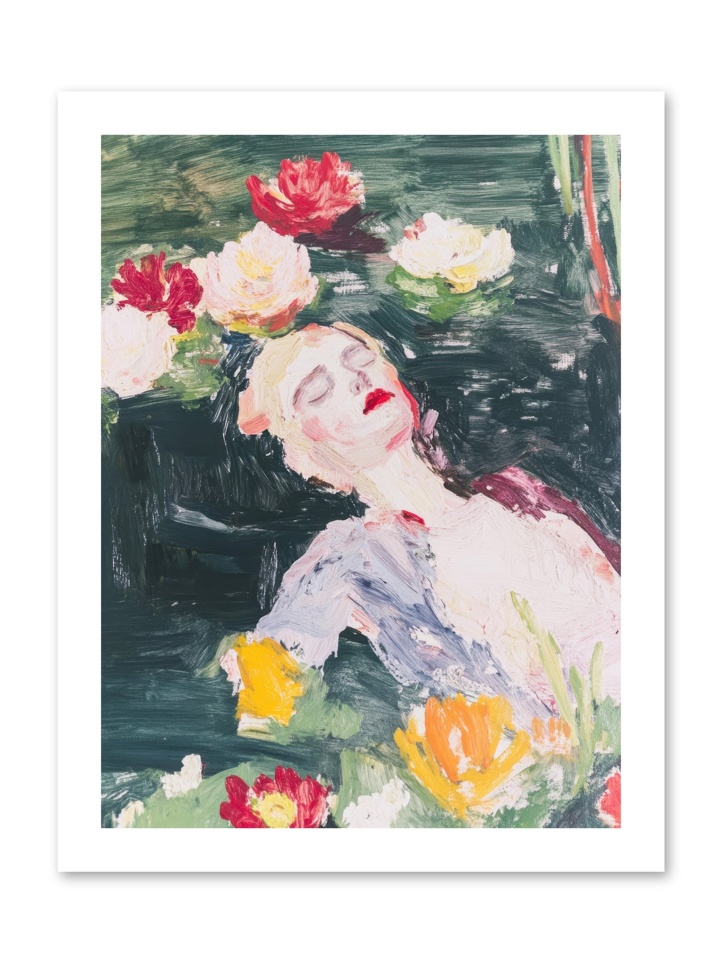 Weightless In Bloom -- Loose Canvas Print 12x16