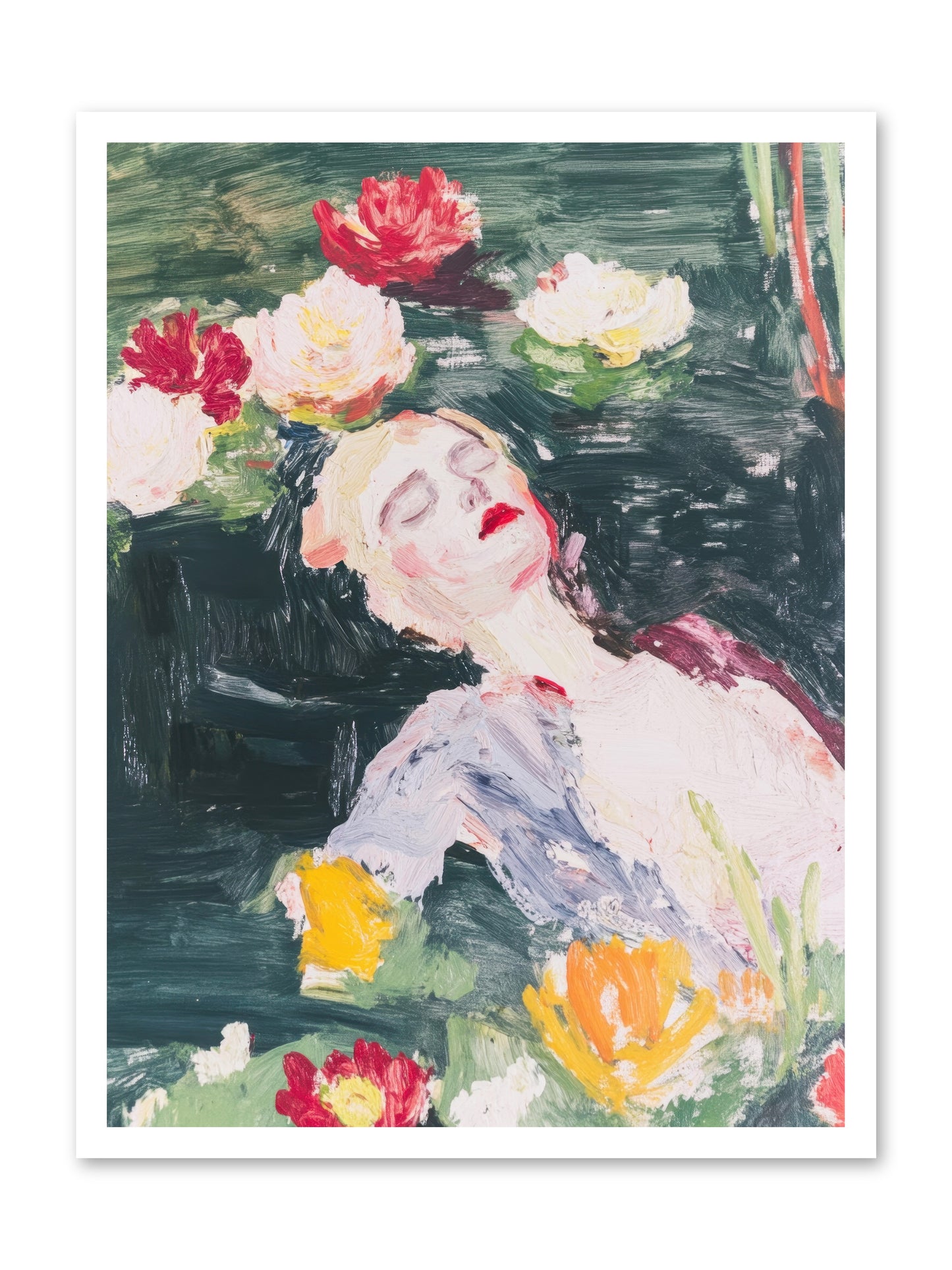 Weightless In Bloom -- Loose Canvas Print 24x32