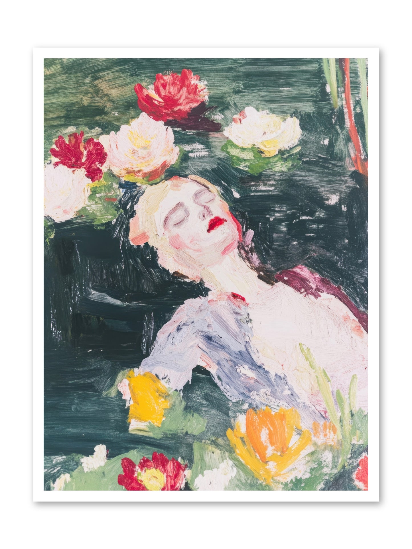 Weightless In Bloom -- Paper Print 30x40