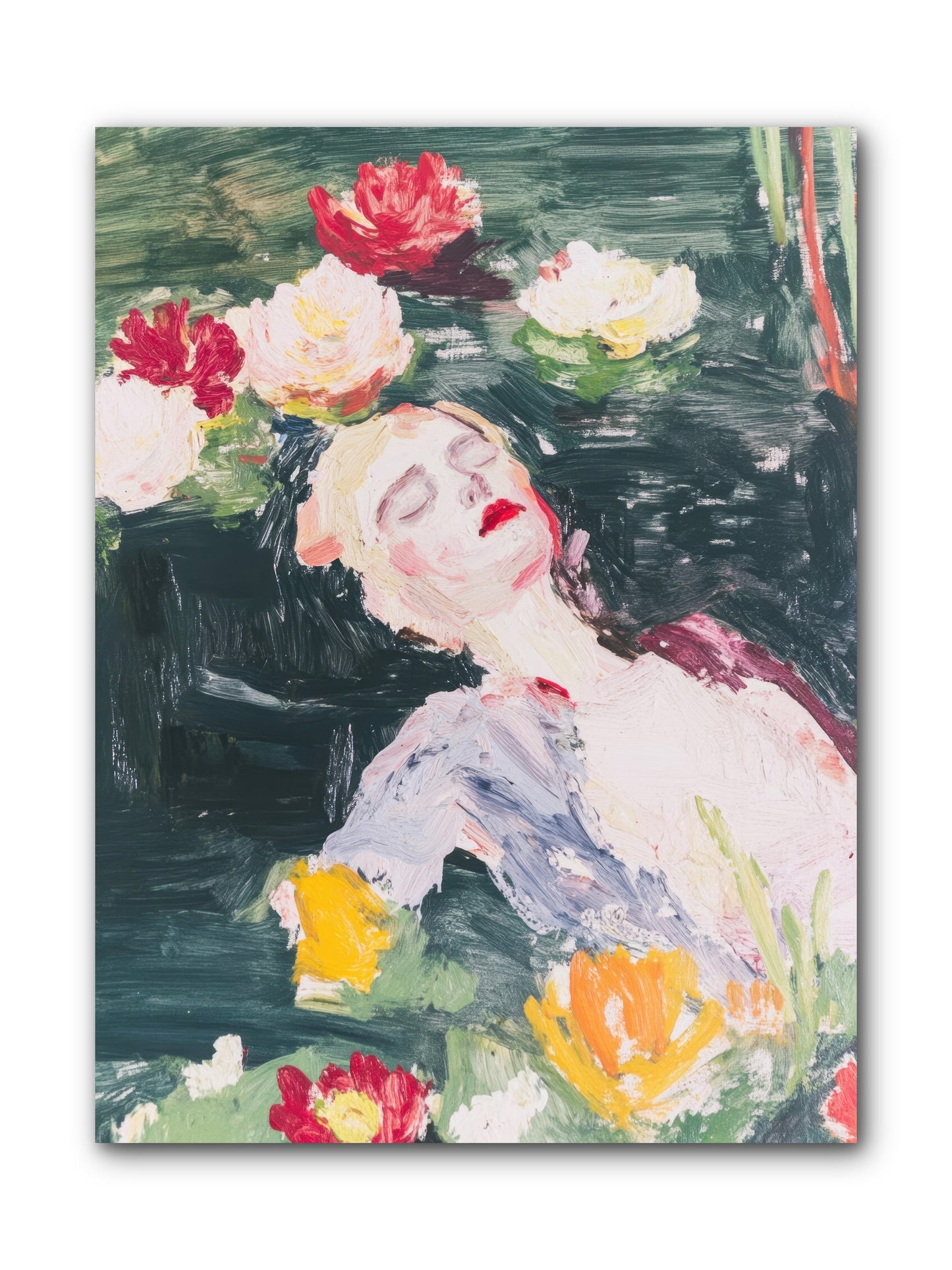 Weightless In Bloom -- Wrapped Canvas 9x12