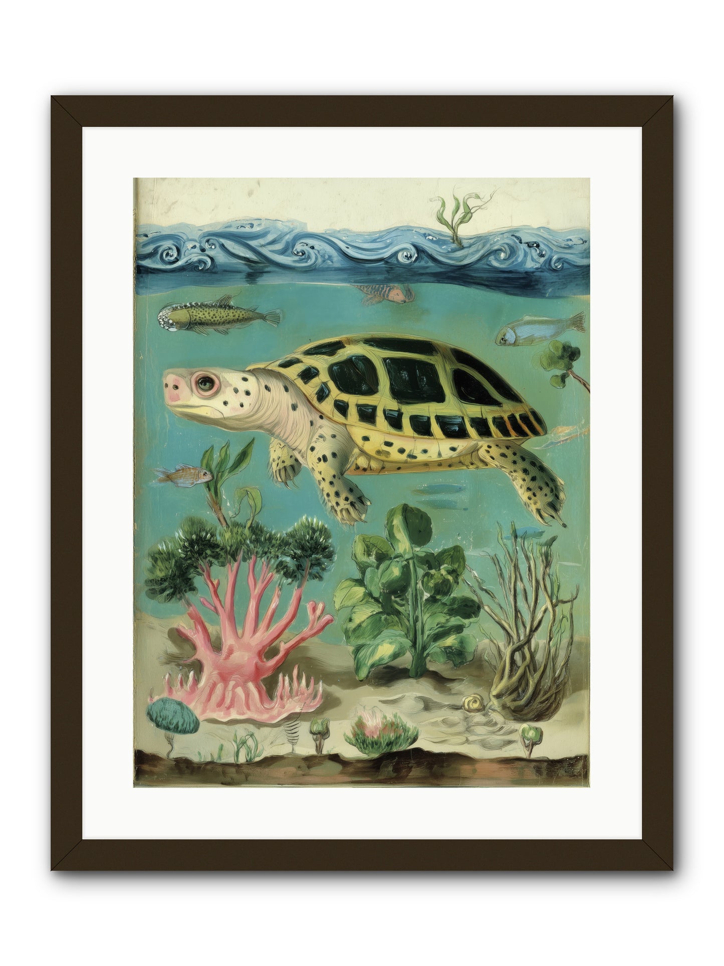 Weightless Poetry -- Framed Print - Black 18x24