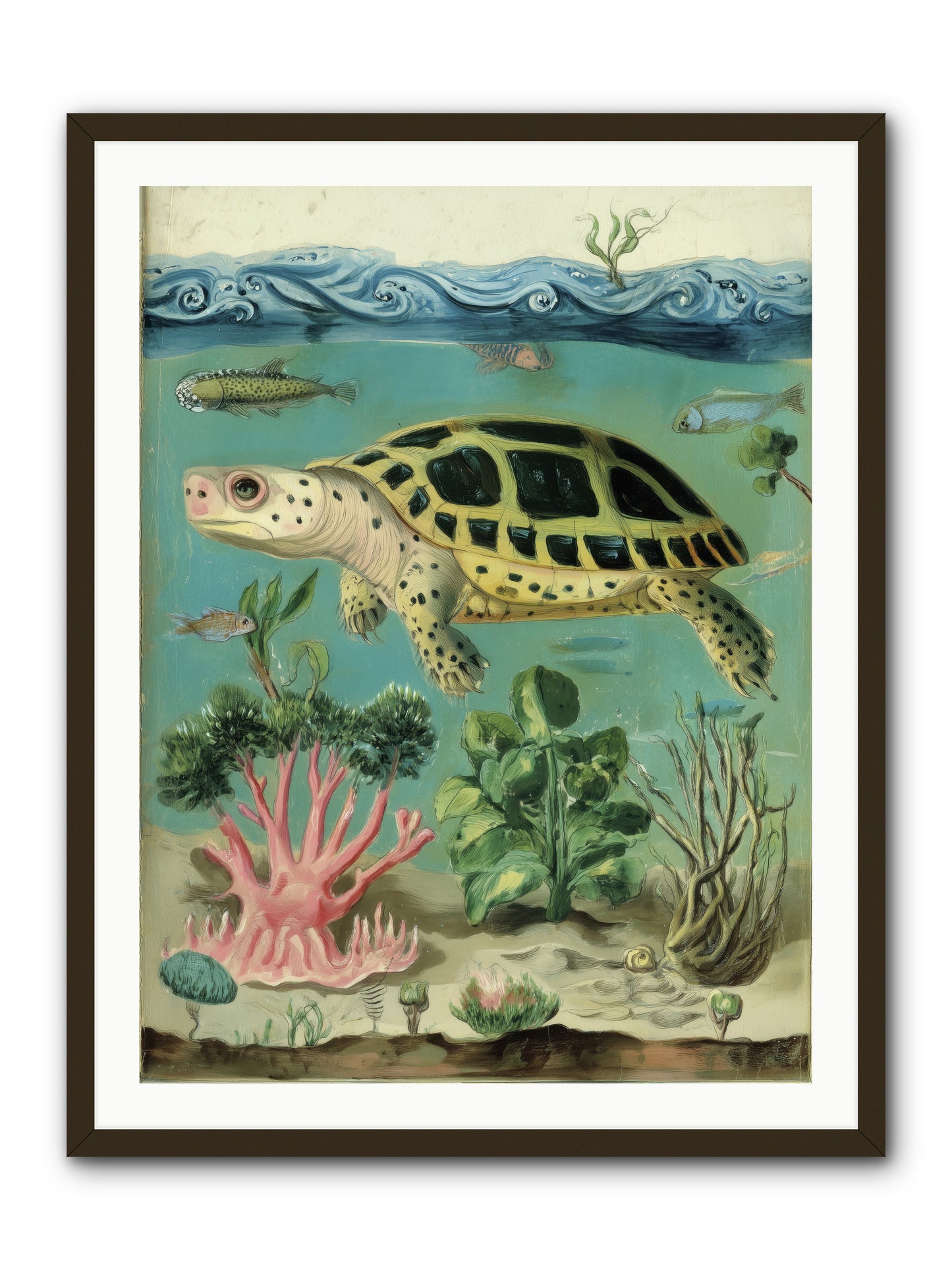 Weightless Poetry -- Framed Print - Black 30x40