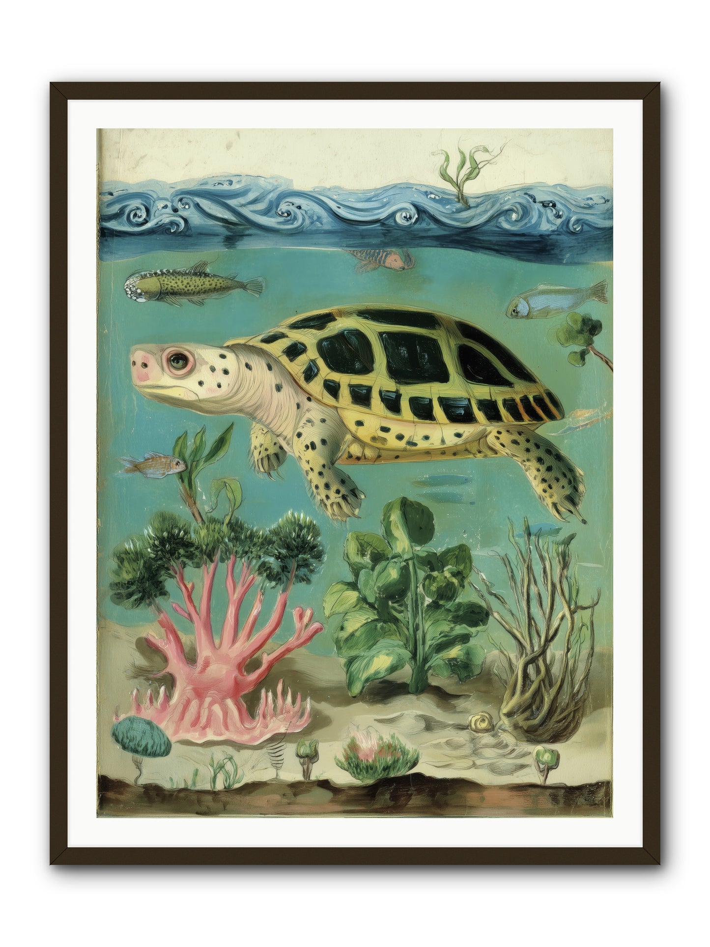 Weightless Poetry -- Framed Print - Black 36x48