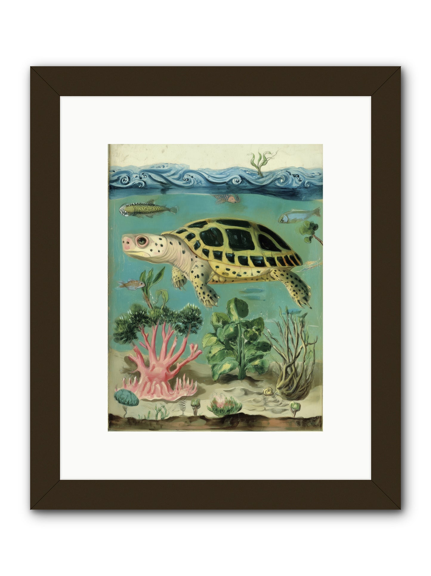 Weightless Poetry -- Framed Print - Black 9x12