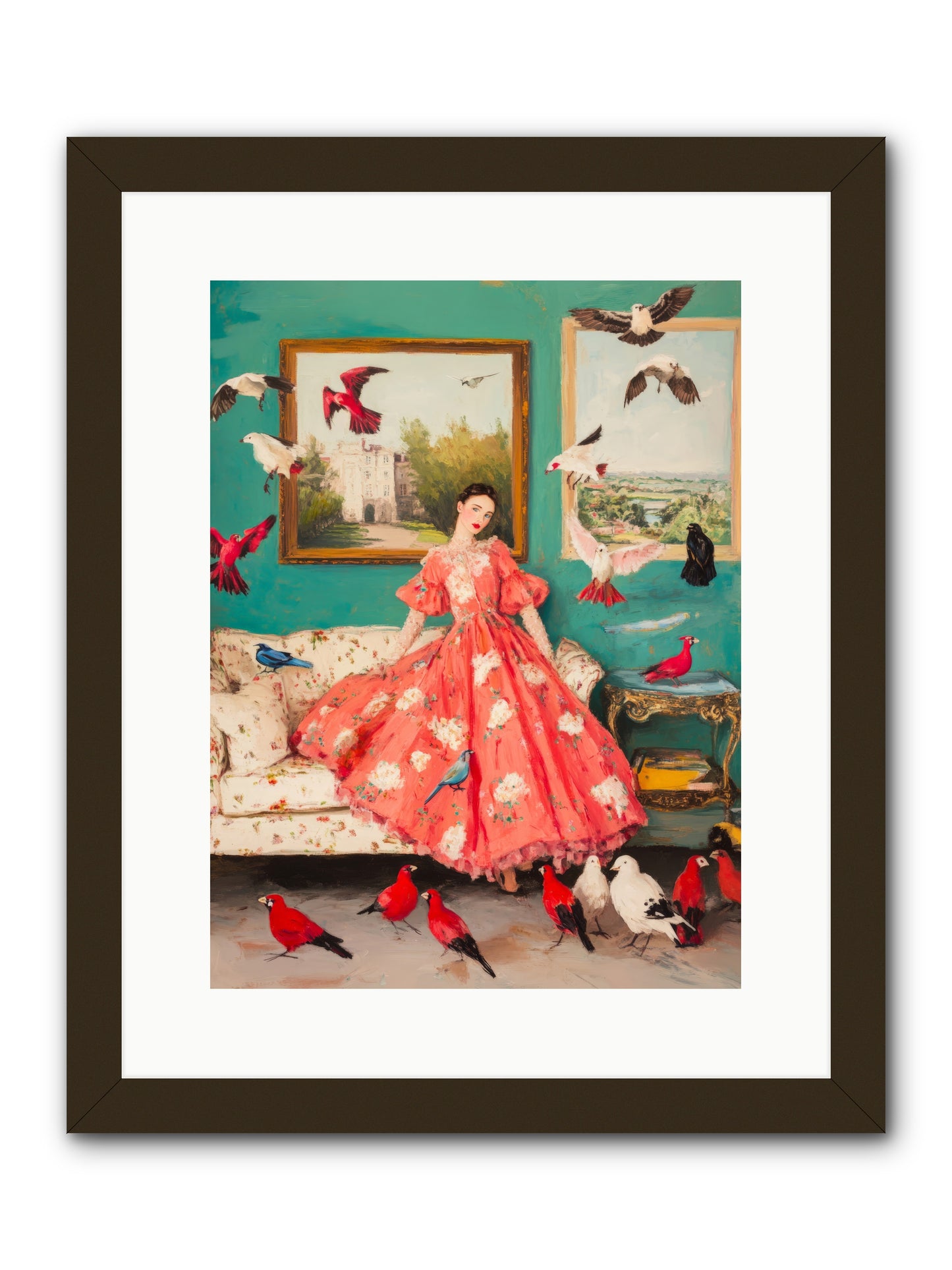 Well-Mannered FlightRez2 -- Framed Print - Black 12x16