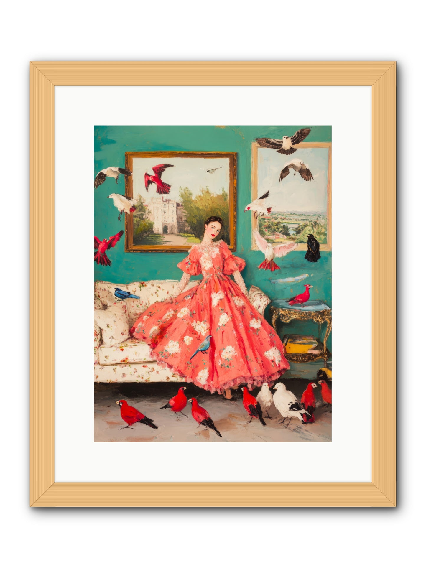 Well-Mannered FlightRez2 -- Framed Print - Natural 12x16