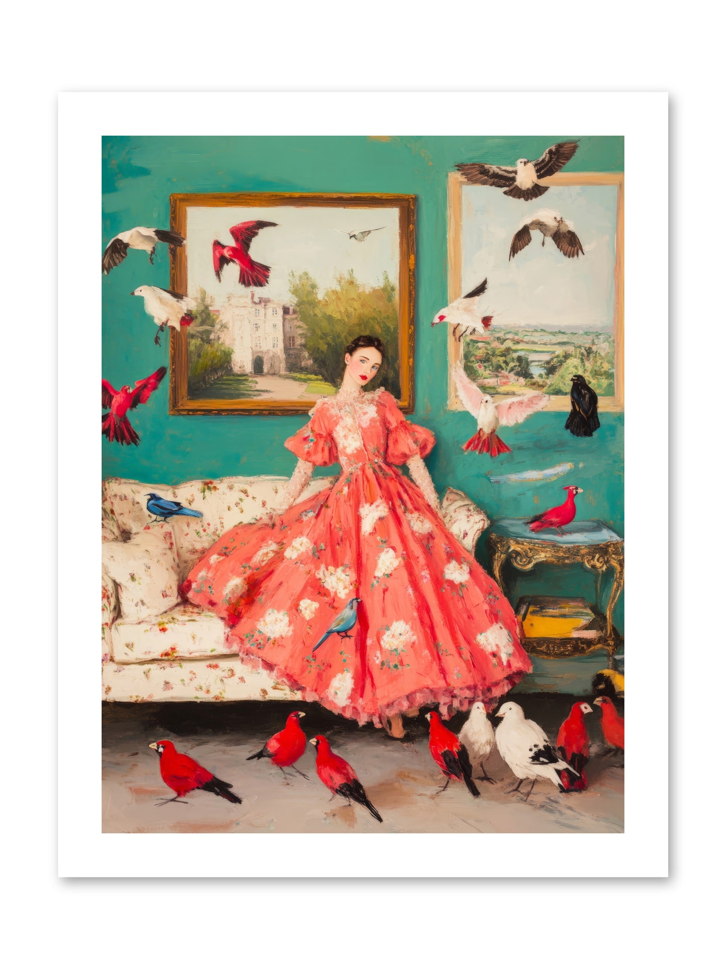 Well-Mannered FlightRez2 -- Loose Canvas Print 12x16