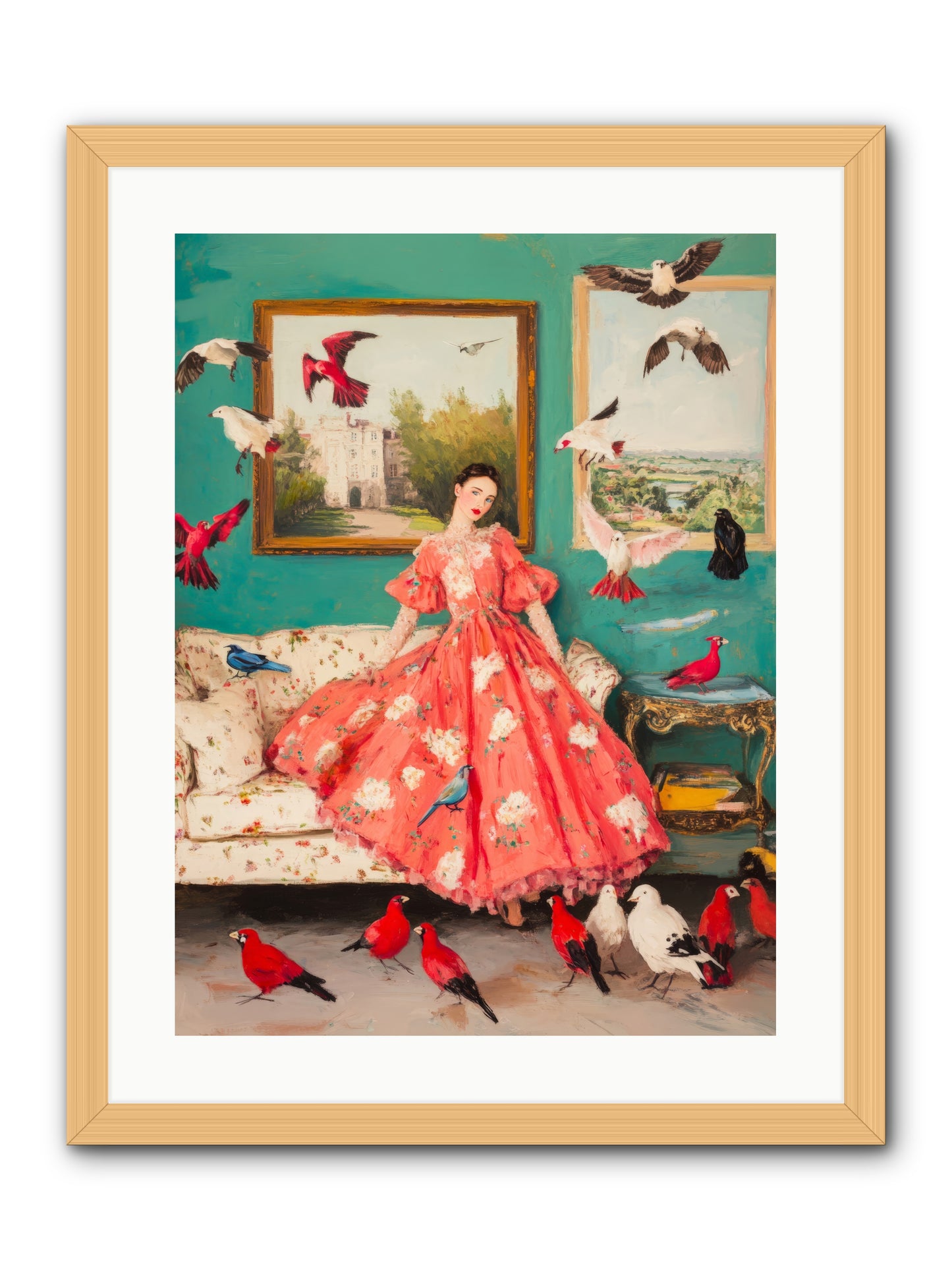Well-Mannered FlightRez2 -- Framed Print - Natural 18x24