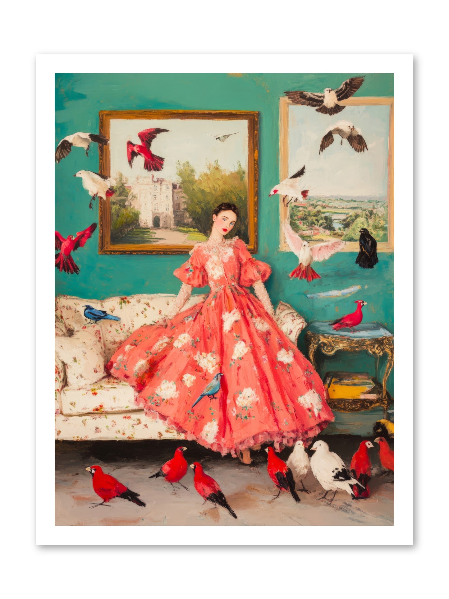 Well-Mannered FlightRez2 -- Loose Canvas Print 18x24