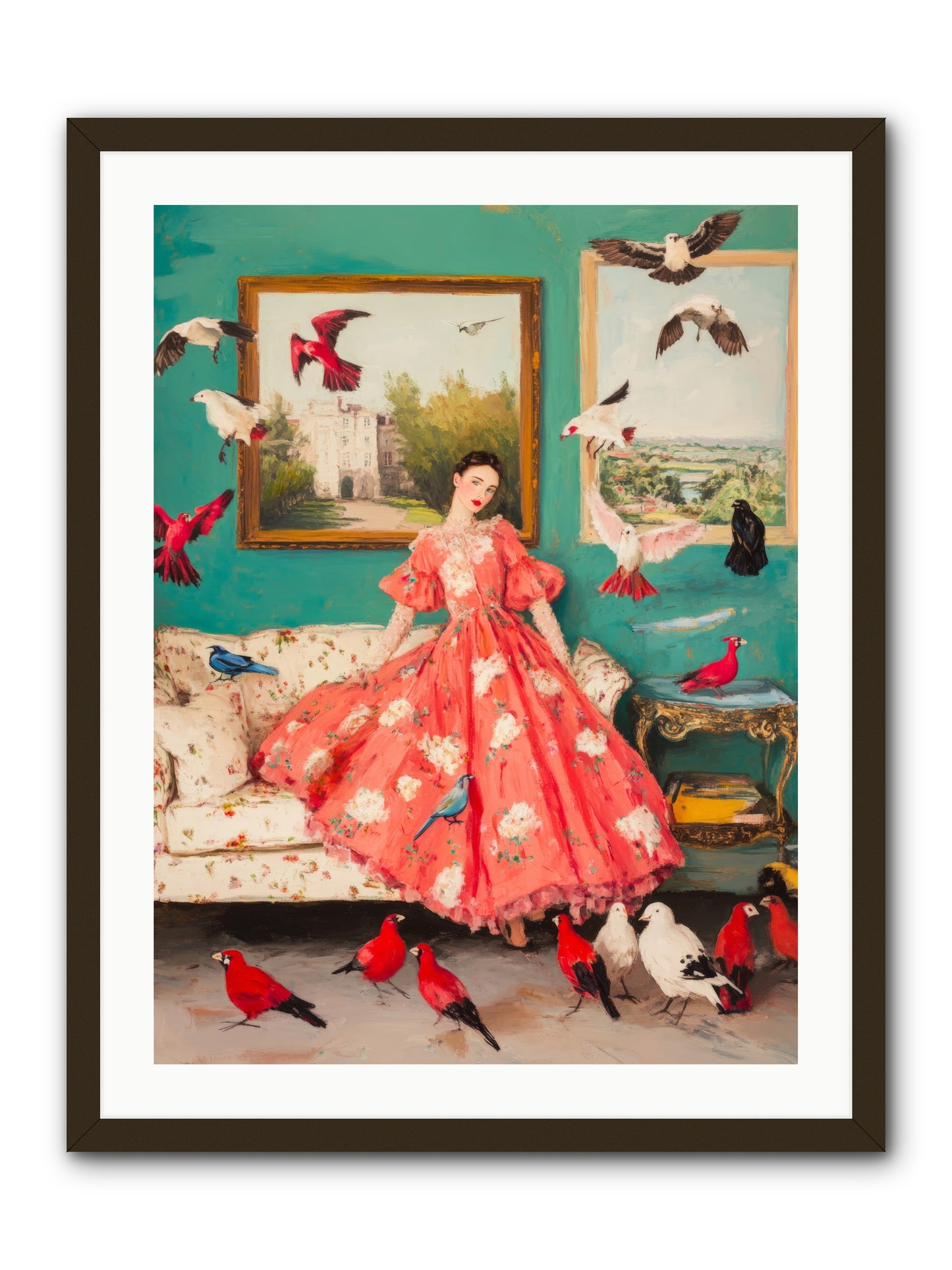 Well-Mannered FlightRez2 -- Framed Print - Black 24x32