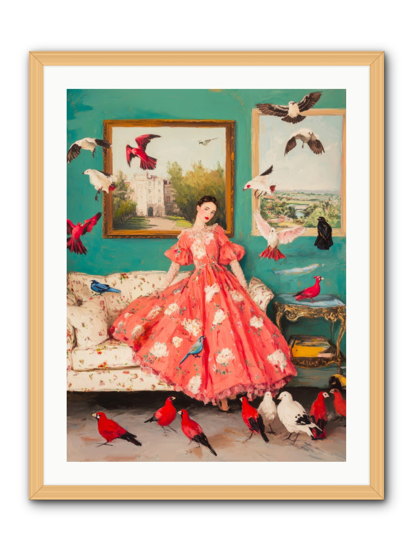 Well-Mannered FlightRez2 -- Framed Print - Natural 24x32