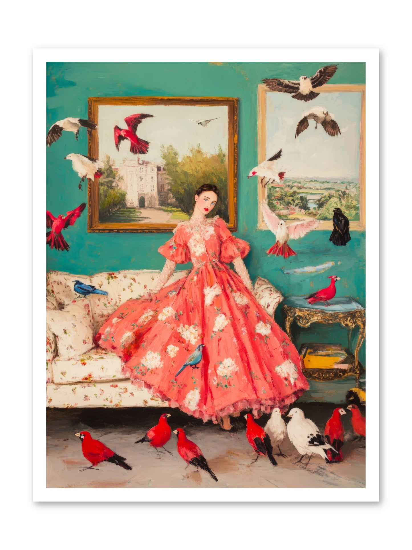 Well-Mannered FlightRez2 -- Loose Canvas Print 24x32