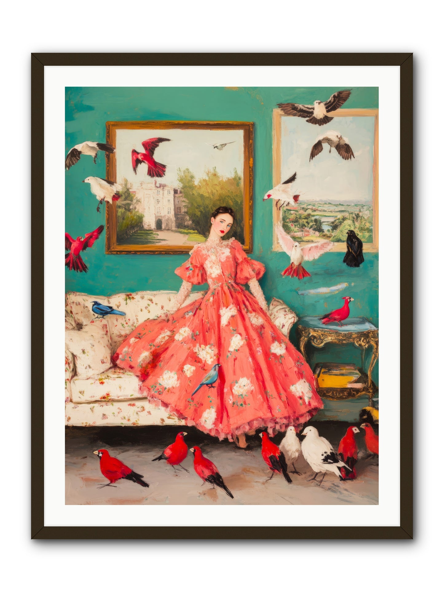 Well-Mannered FlightRez2 -- Framed Print - Black 30x40