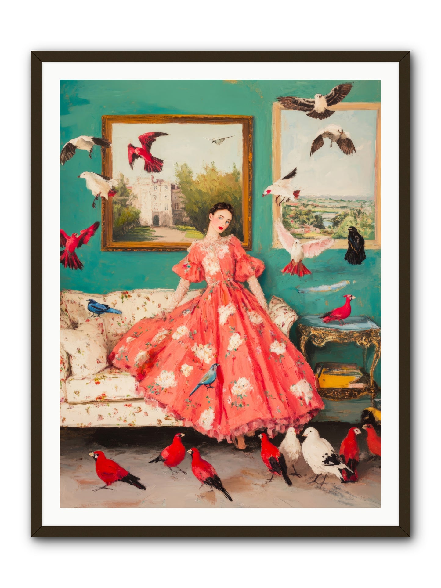 Well-Mannered FlightRez2 -- Framed Print - Black 36x48