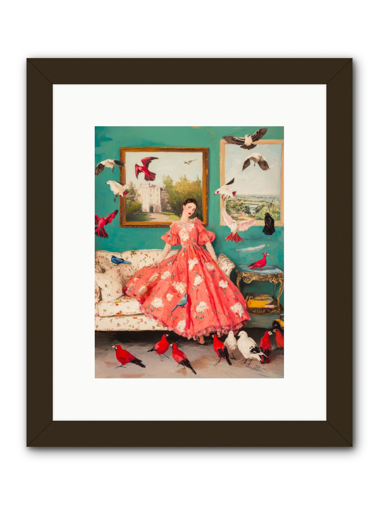 Well-Mannered FlightRez2 -- Framed Print - Black 9x12