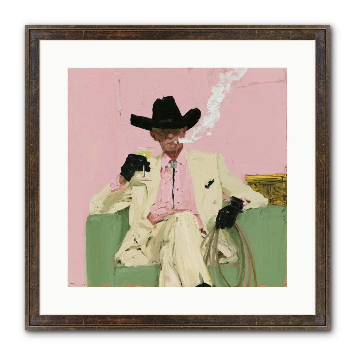 West of Respectable REZ copy — West-of-Respectable_REZ-copy-16x16-Framed-Print-Slimwoods-Black-Gold.jpg
