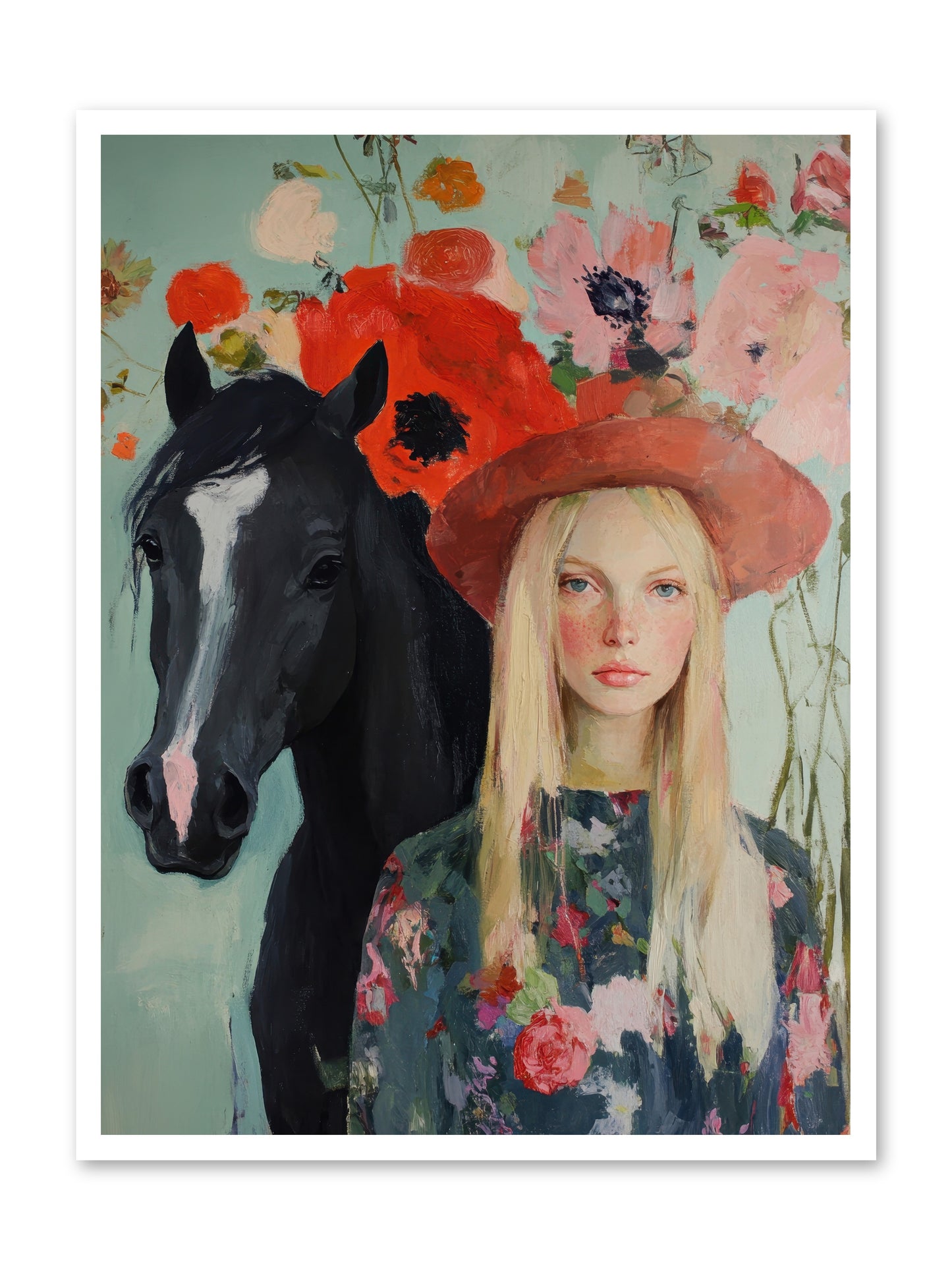 Western Muse -- Loose Canvas Print 30x40