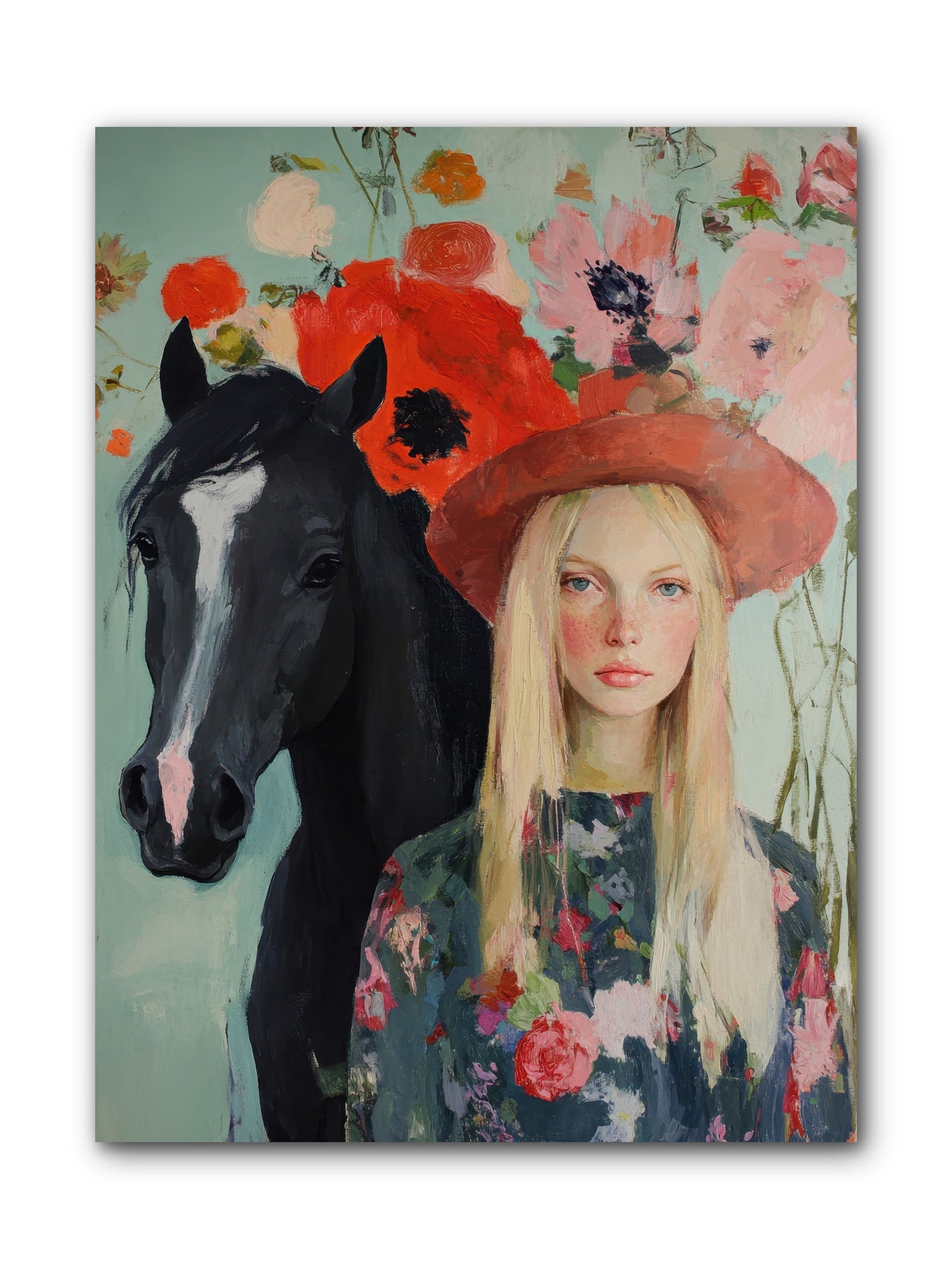Western Muse -- Wrapped Canvas 9x12