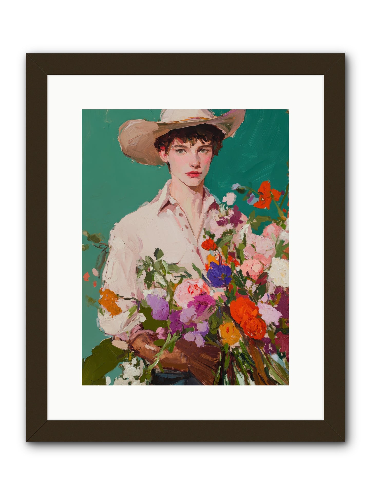 Western Oracle -- Framed Print - Black 12x16