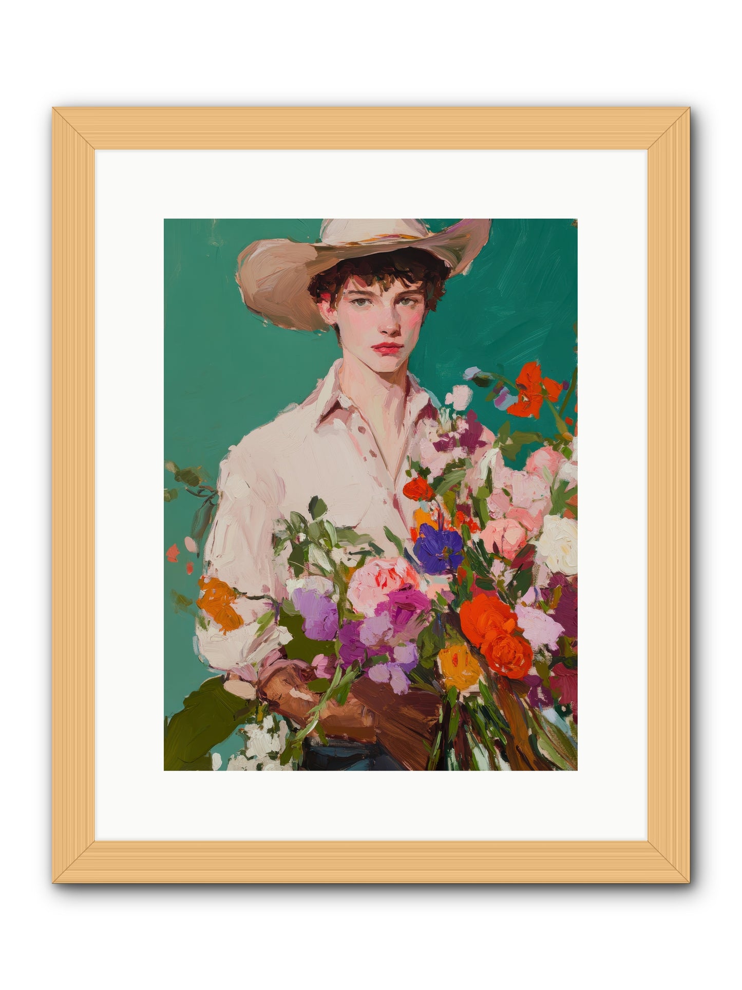 Western Oracle -- Framed Print - Natural 12x16