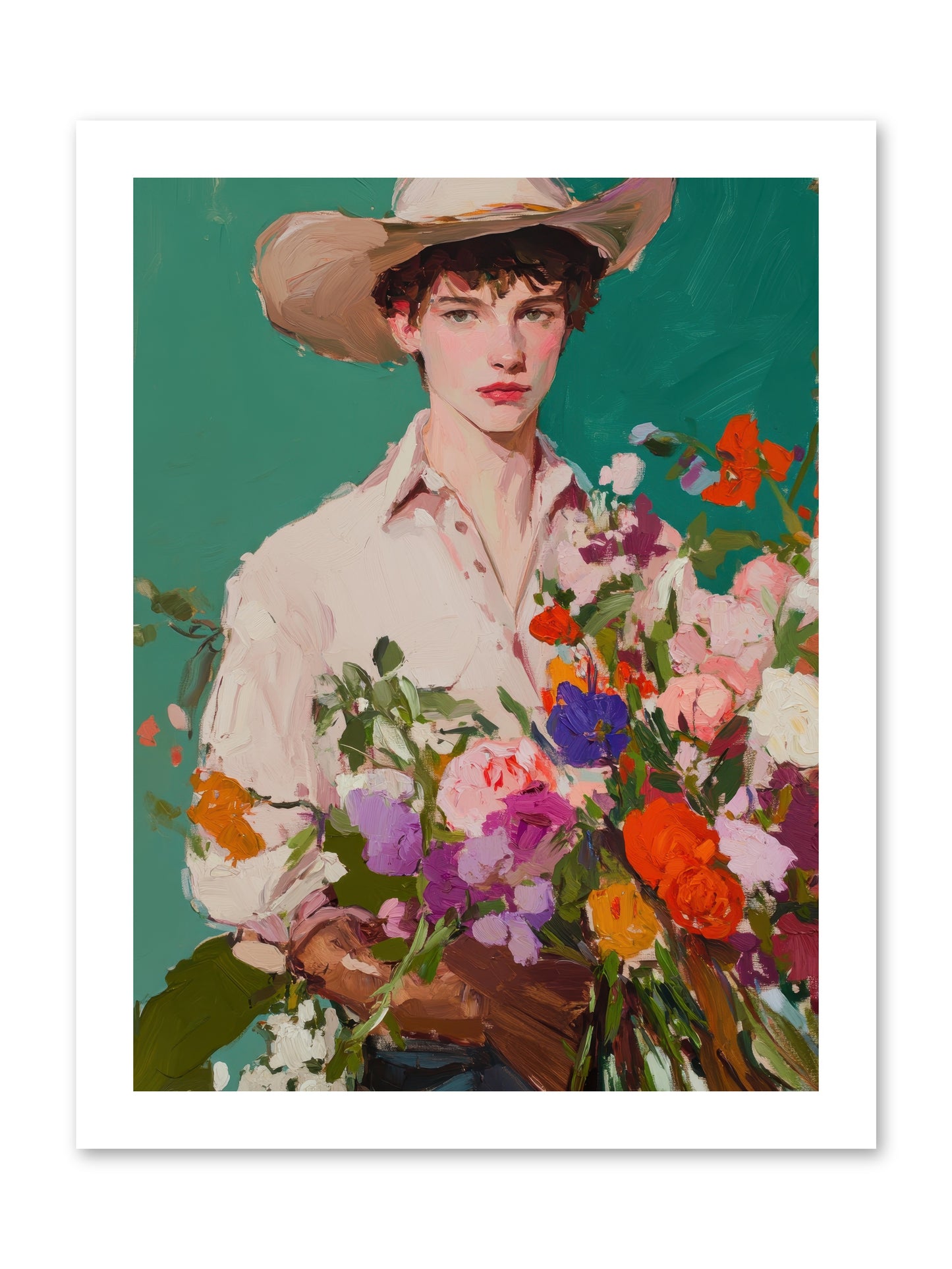 Western Oracle -- Loose Canvas Print 12x16