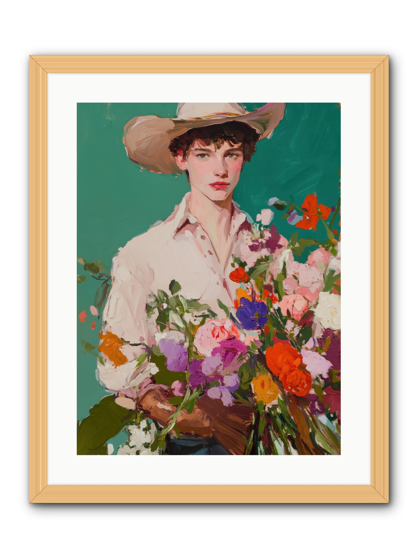 Western Oracle -- Framed Print - Natural 18x24