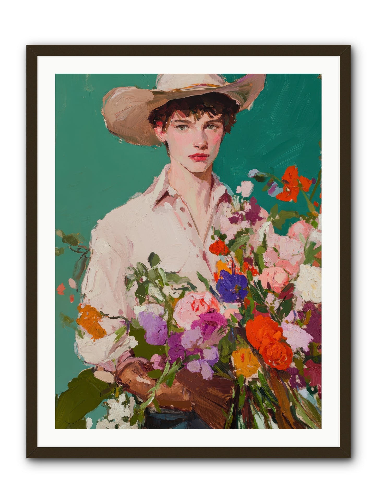Western Oracle -- Framed Print - Black 30x40