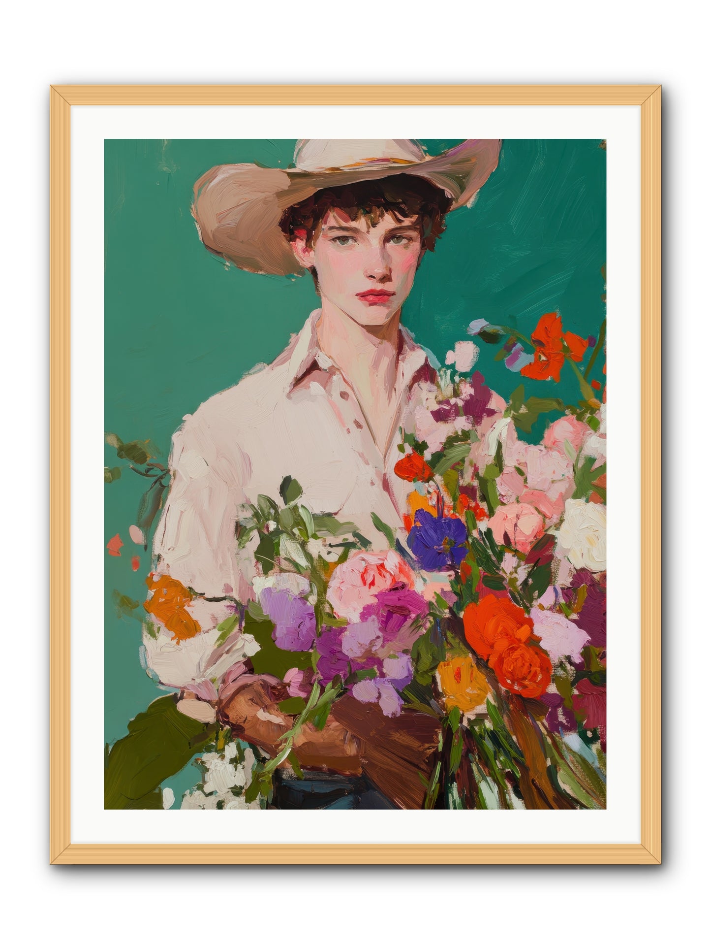Western Oracle -- Framed Print - Natural 30x40