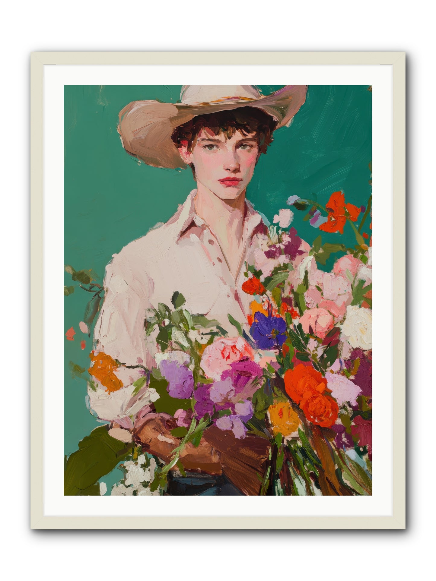 Western Oracle -- Framed Print - White 30x40