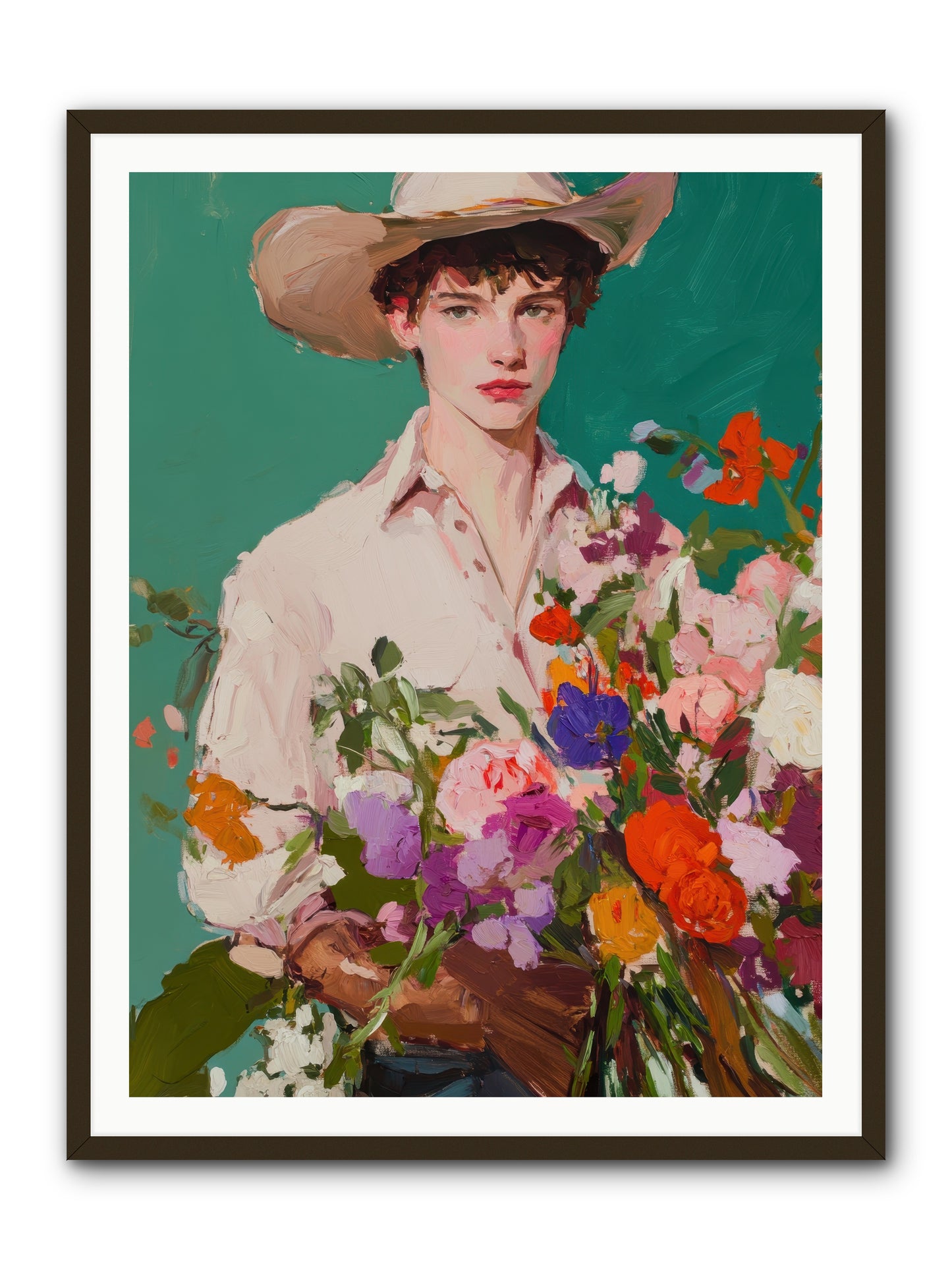 Western Oracle -- Framed Print - Black 36x48