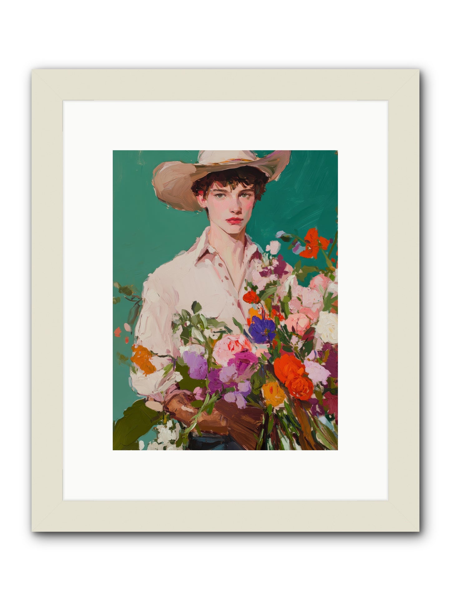 Western Oracle -- Framed Print - White 9x12