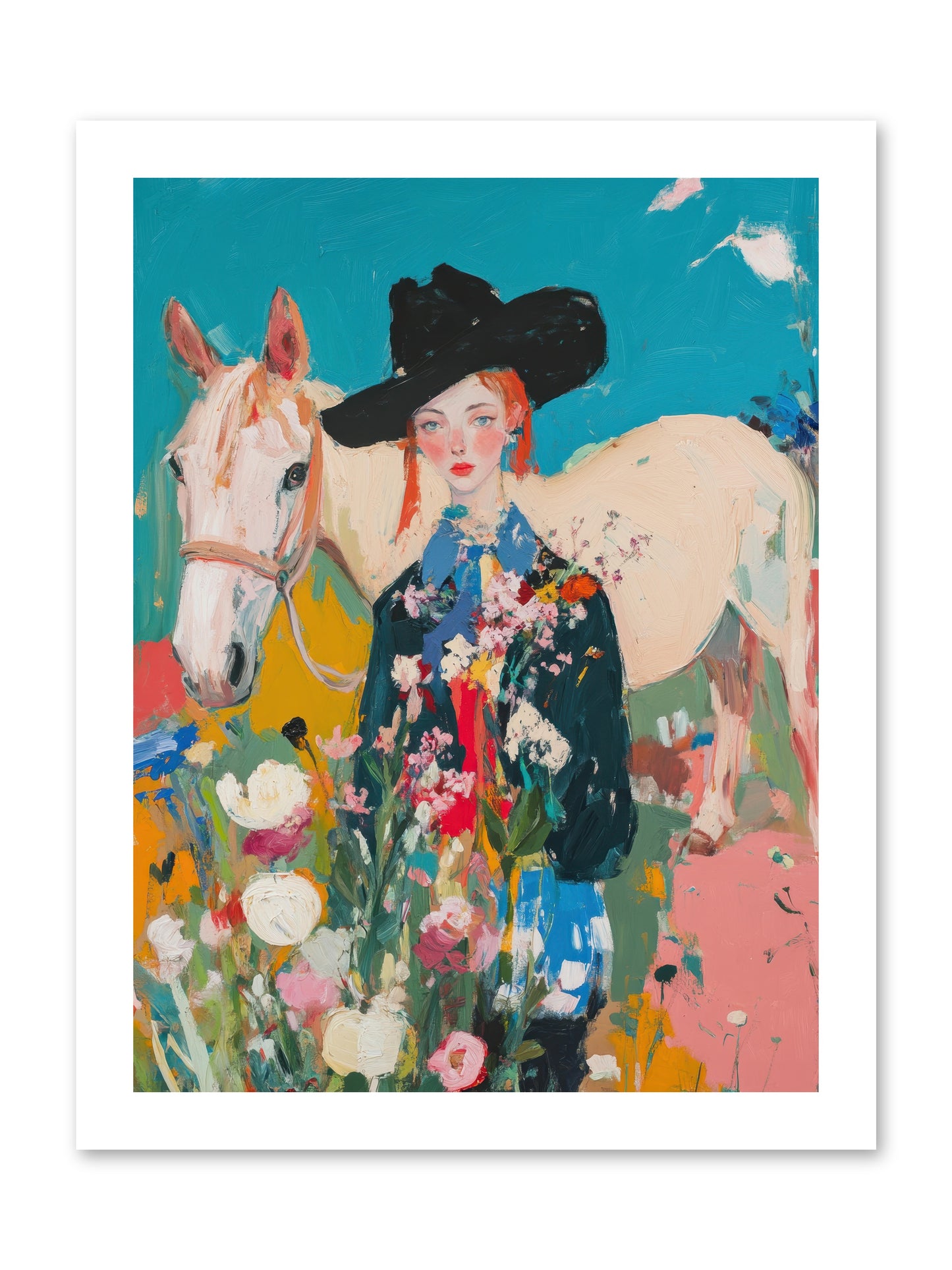 Western Tapestry -- Paper Print 12x16