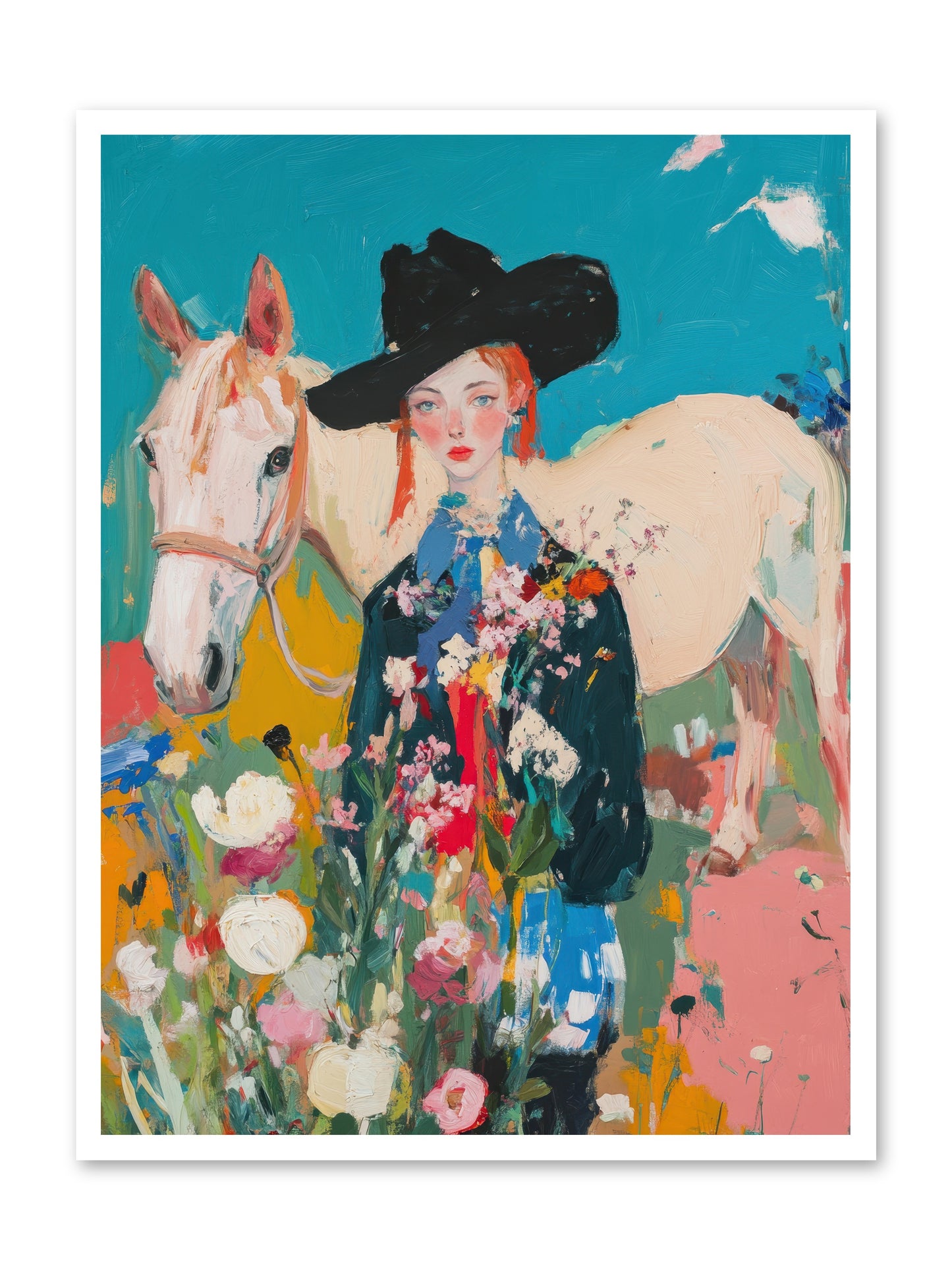 Western Tapestry -- Paper Print 30x40