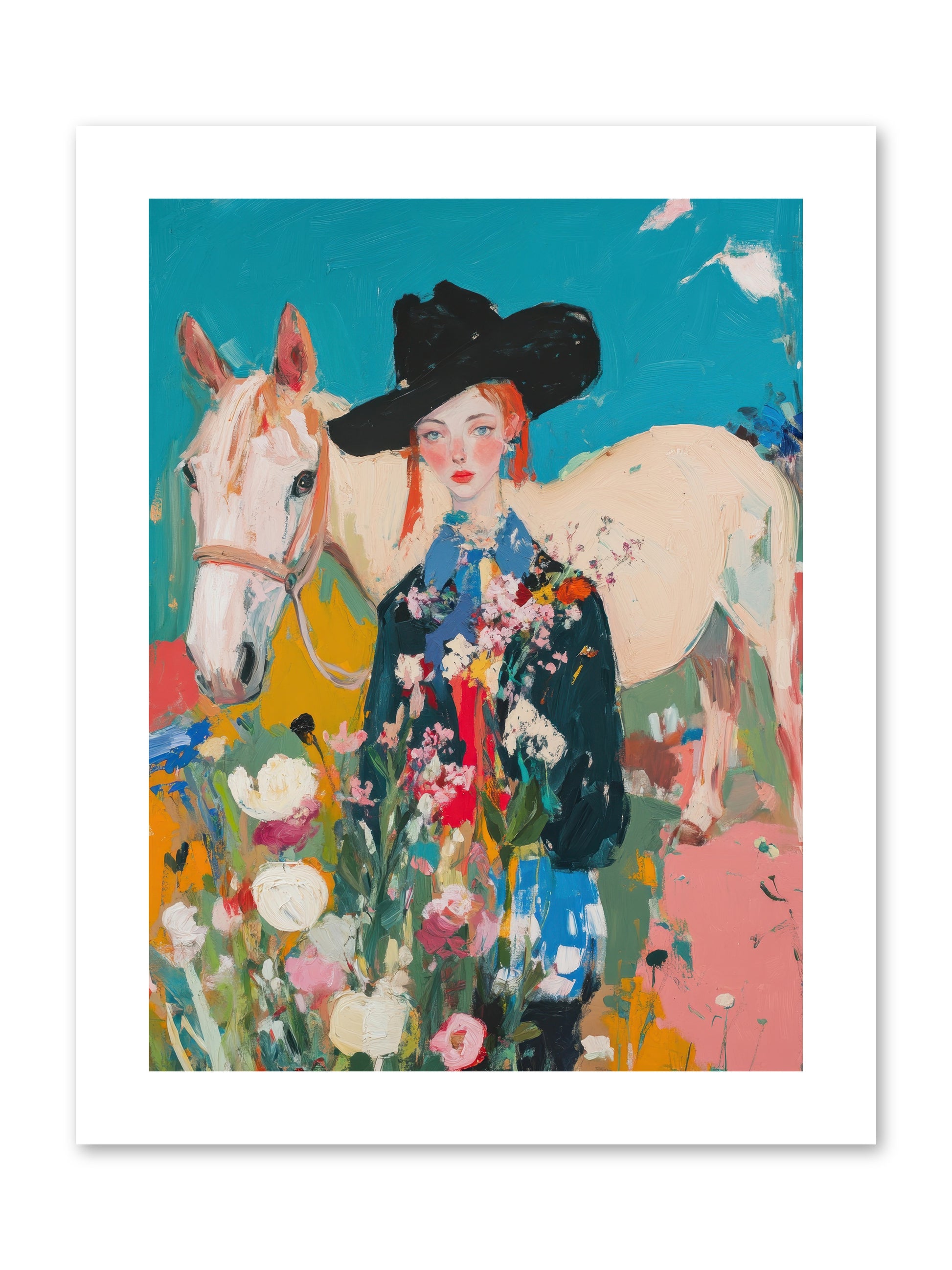 Western Tapestry -- Paper Print 9x12