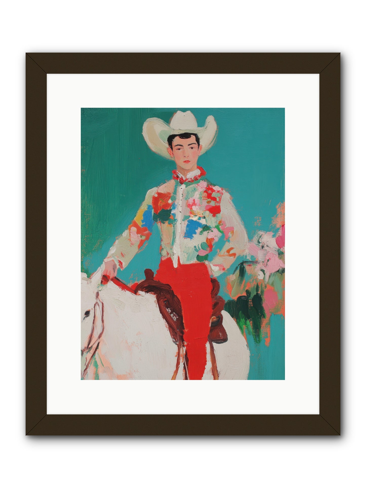 Westward Wanderer -- Framed Print - Black 12x16