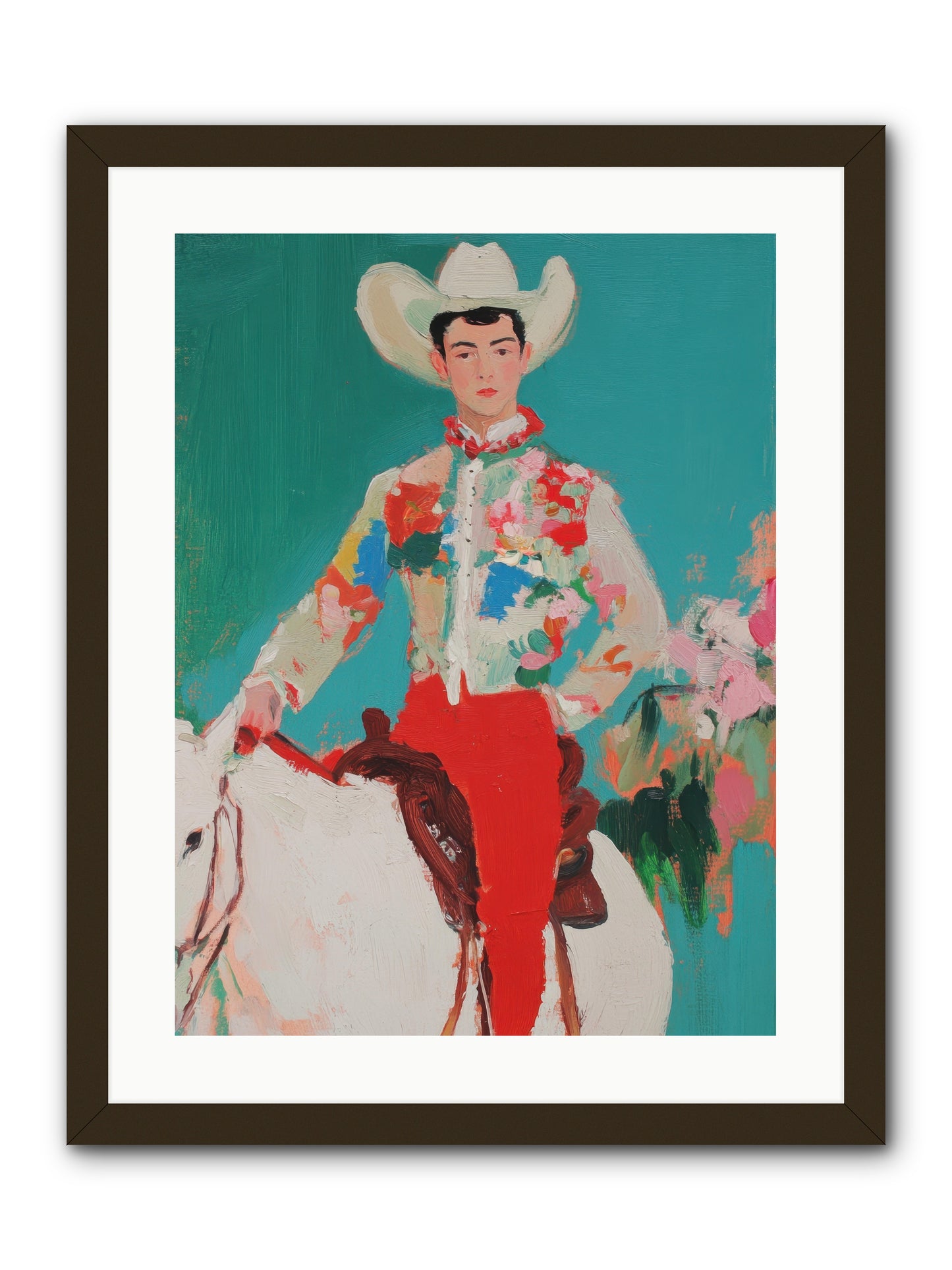 Westward Wanderer -- Framed Print - Black 18x24