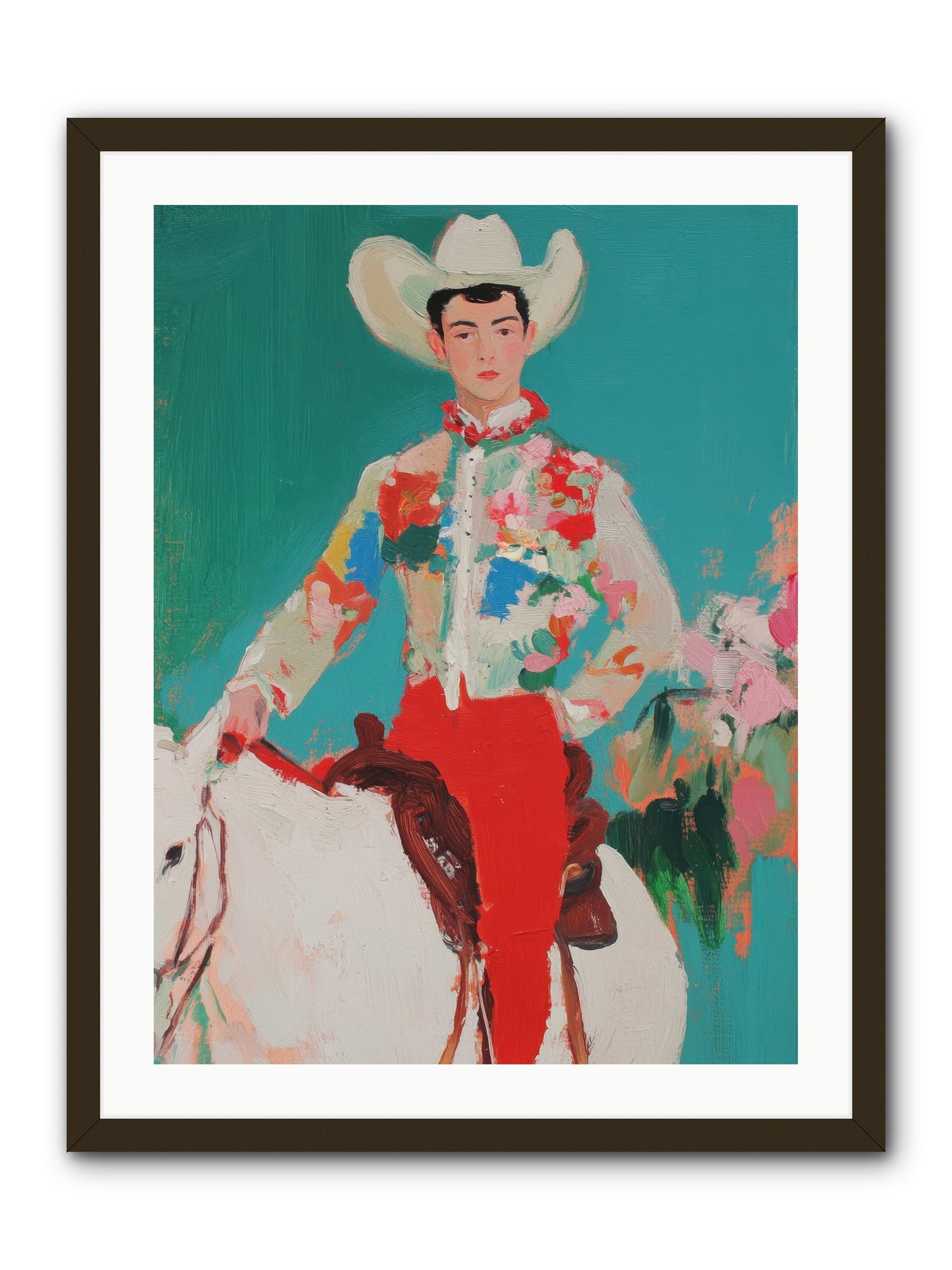 Westward Wanderer -- Framed Print - Black 24x32