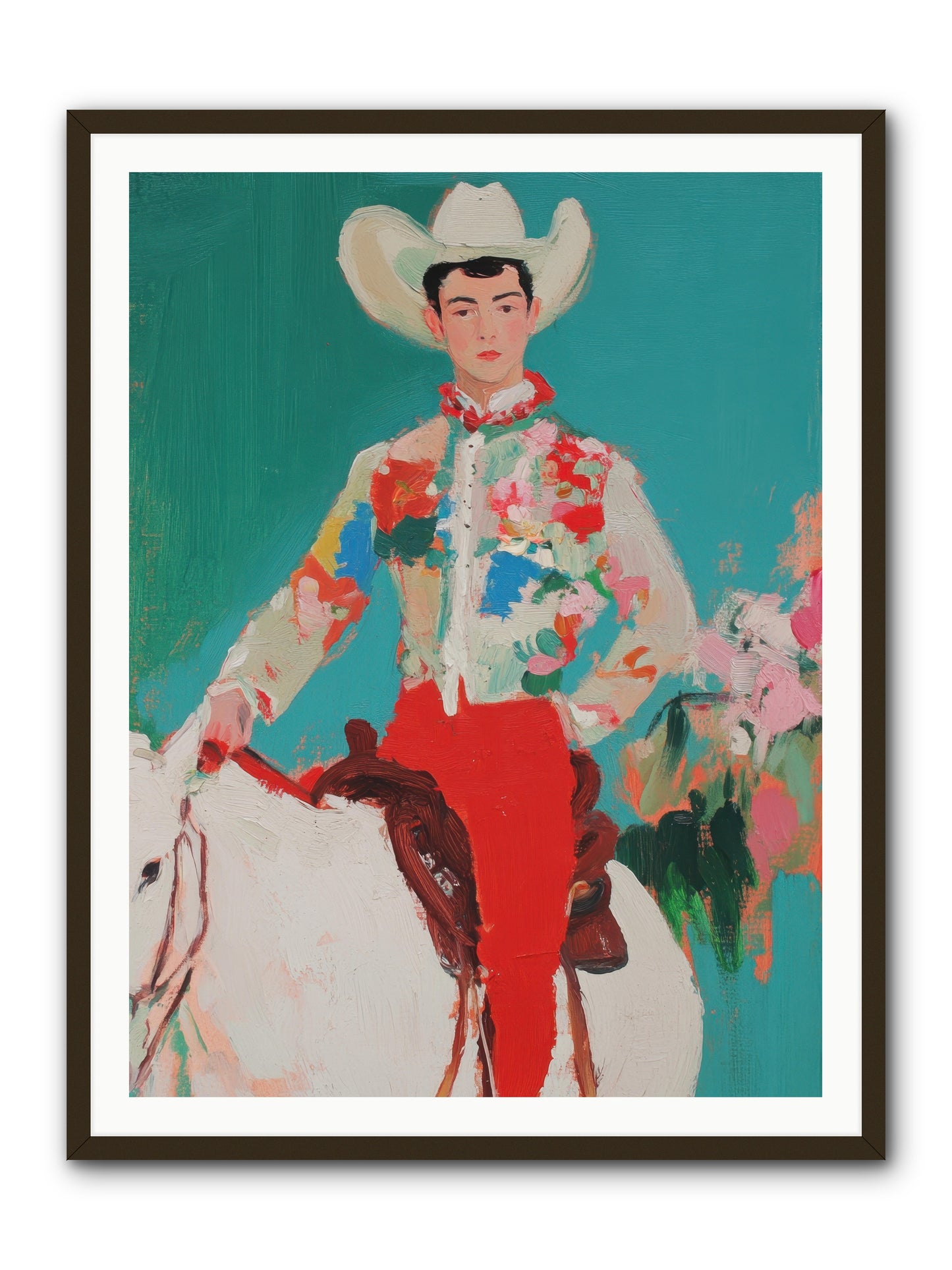 Westward Wanderer -- Framed Print - Black 36x48