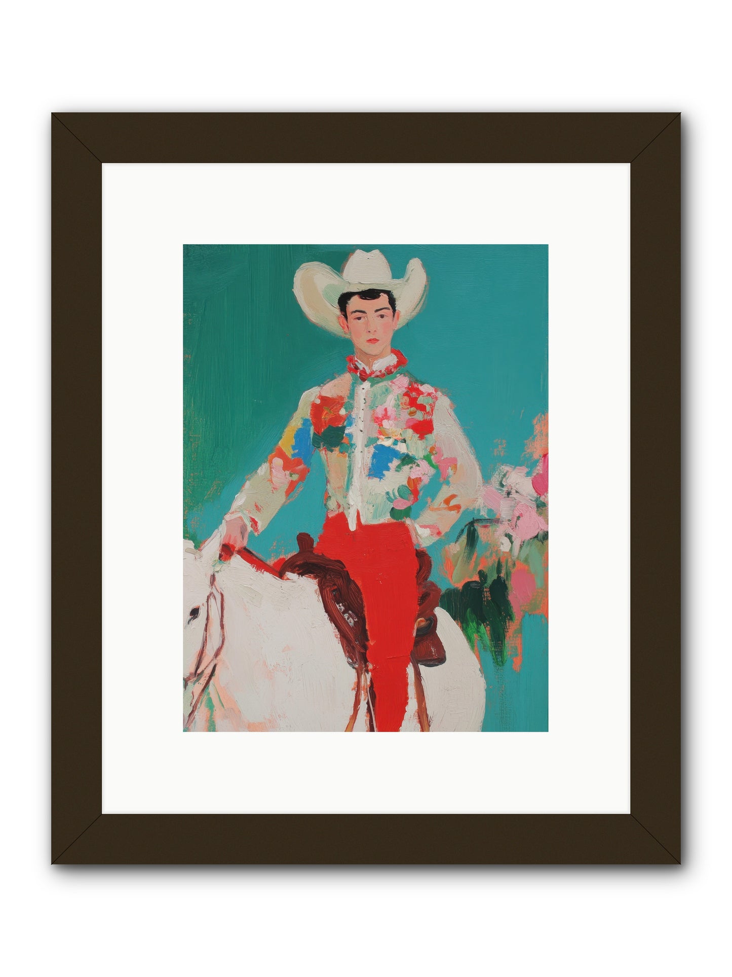 Westward Wanderer -- Framed Print - Black 9x12